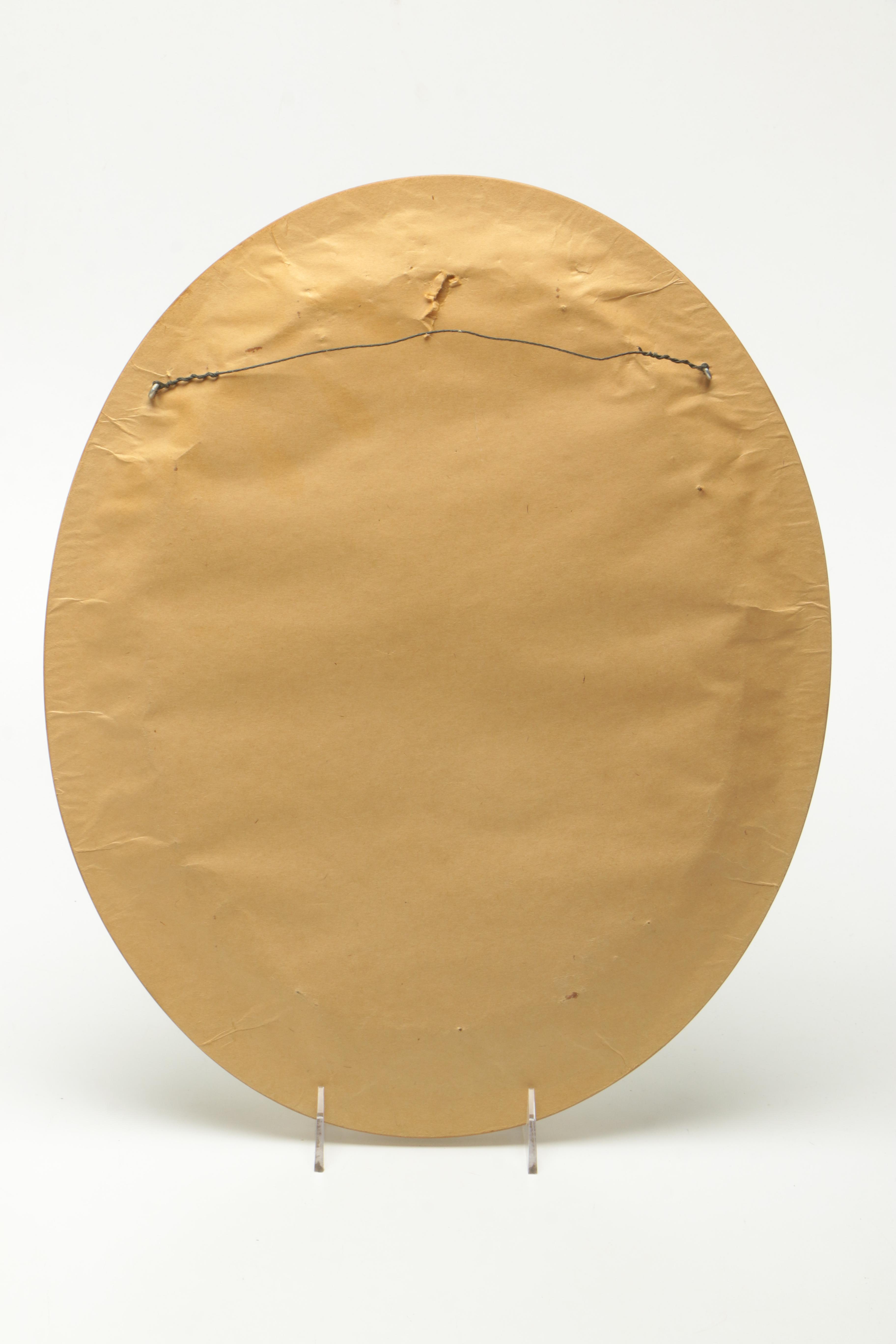 Needlepoint Embroideries of 19th Century Style Man and Woman