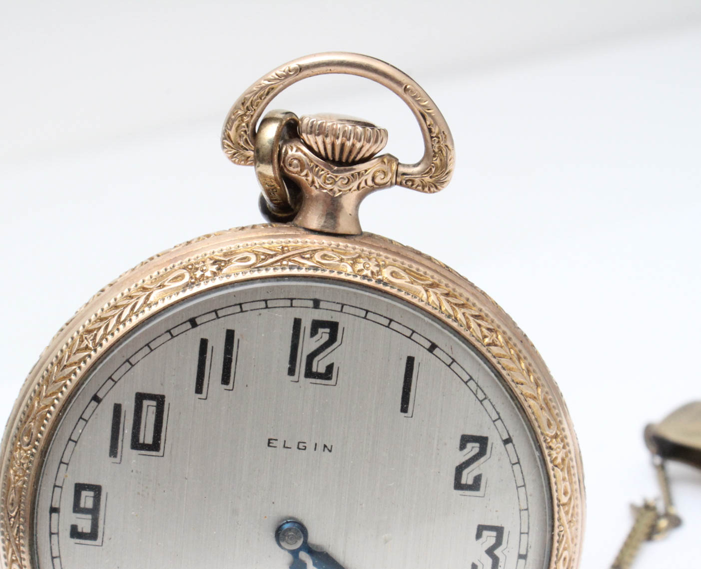 Circa 1927 10K Yellow Gold Filled Elgin Pocket Watch
