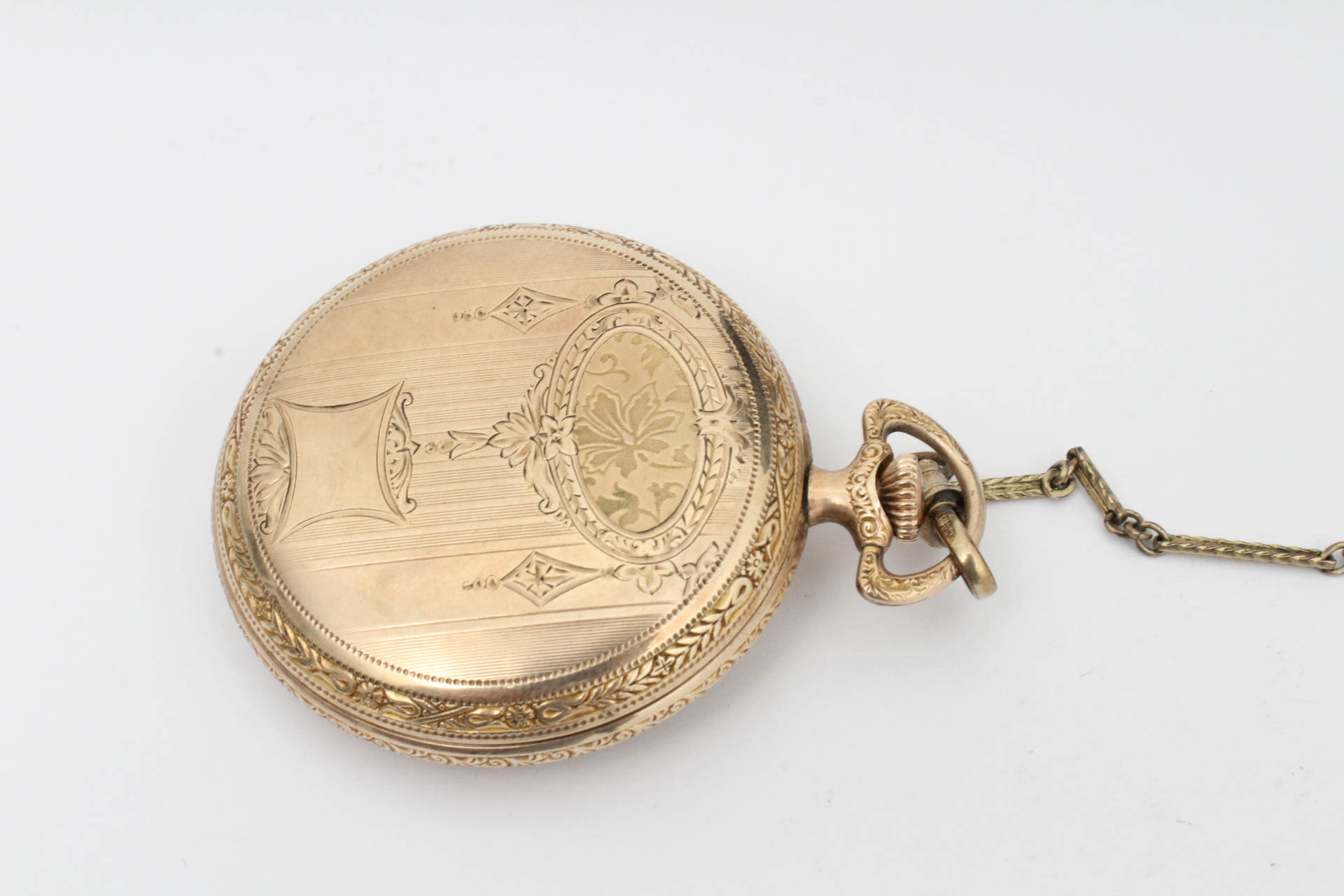 Circa 1927 10K Yellow Gold Filled Elgin Pocket Watch