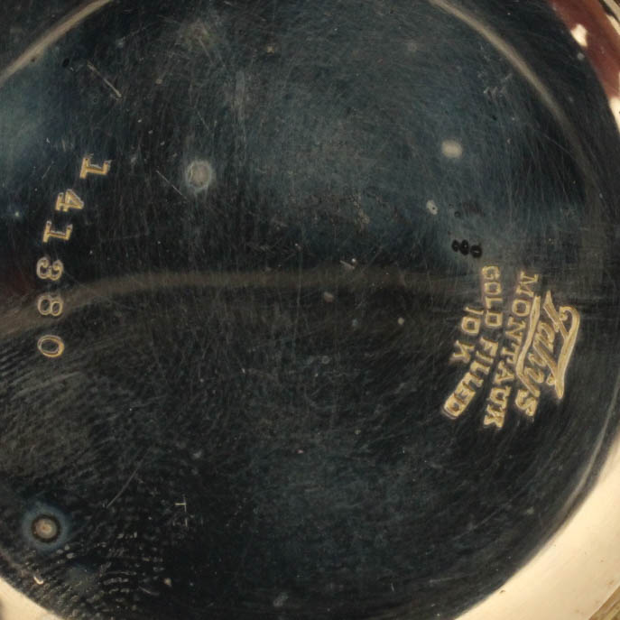 Circa 1927 10K Yellow Gold Filled Elgin Pocket Watch