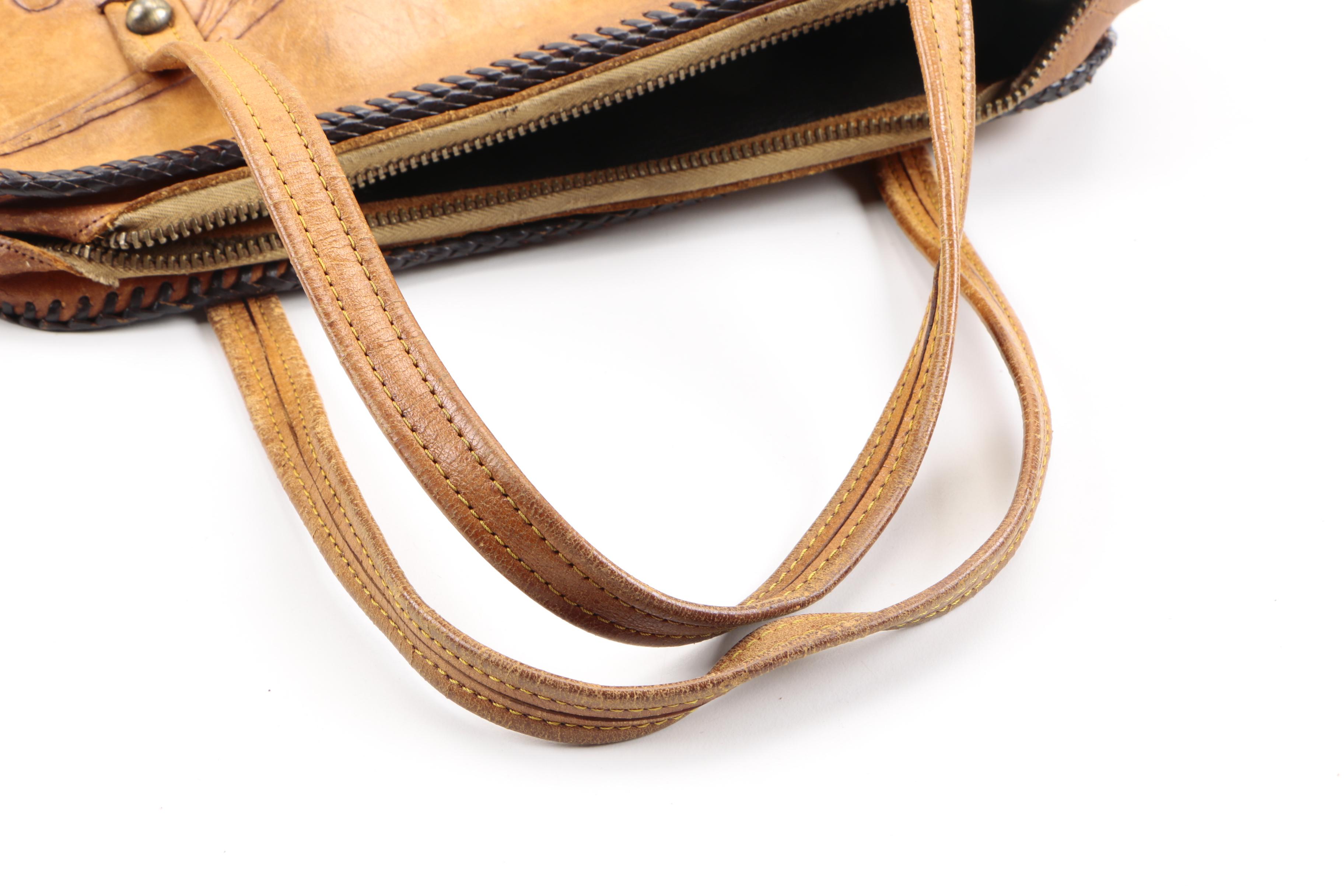 Vintage Tooled Leather Handbags