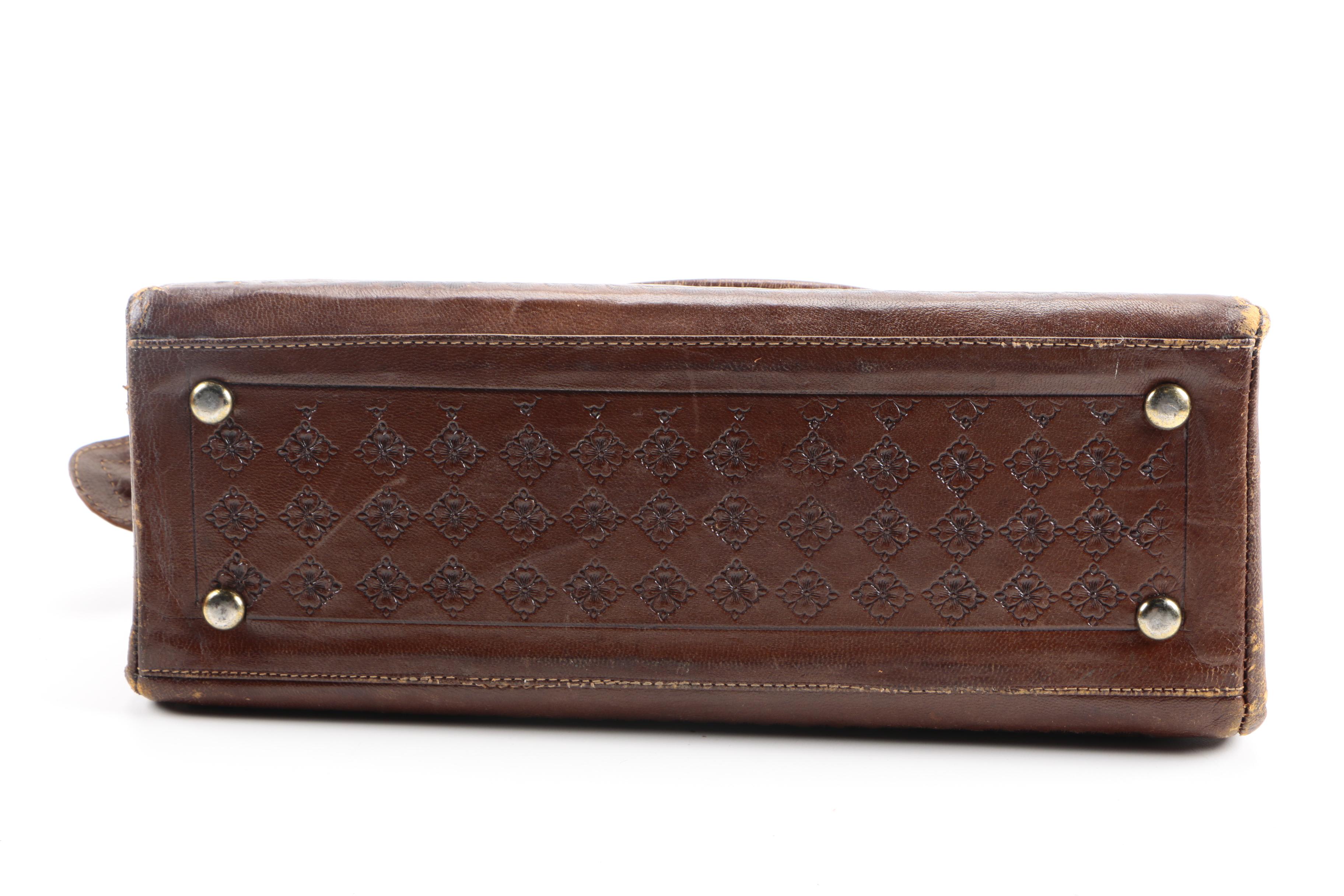 Vintage Tooled Leather Handbags