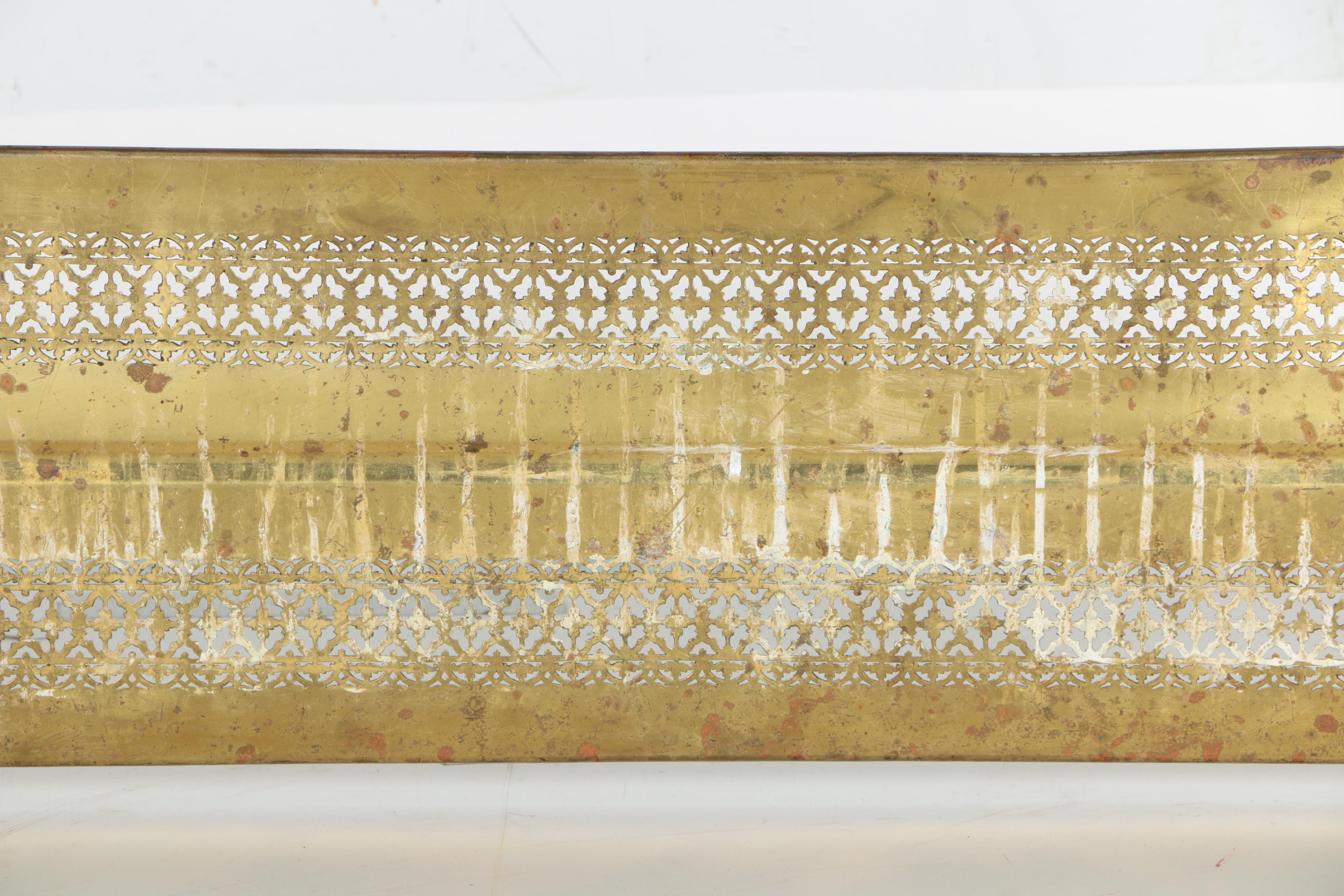 Brass Fireplace Fender