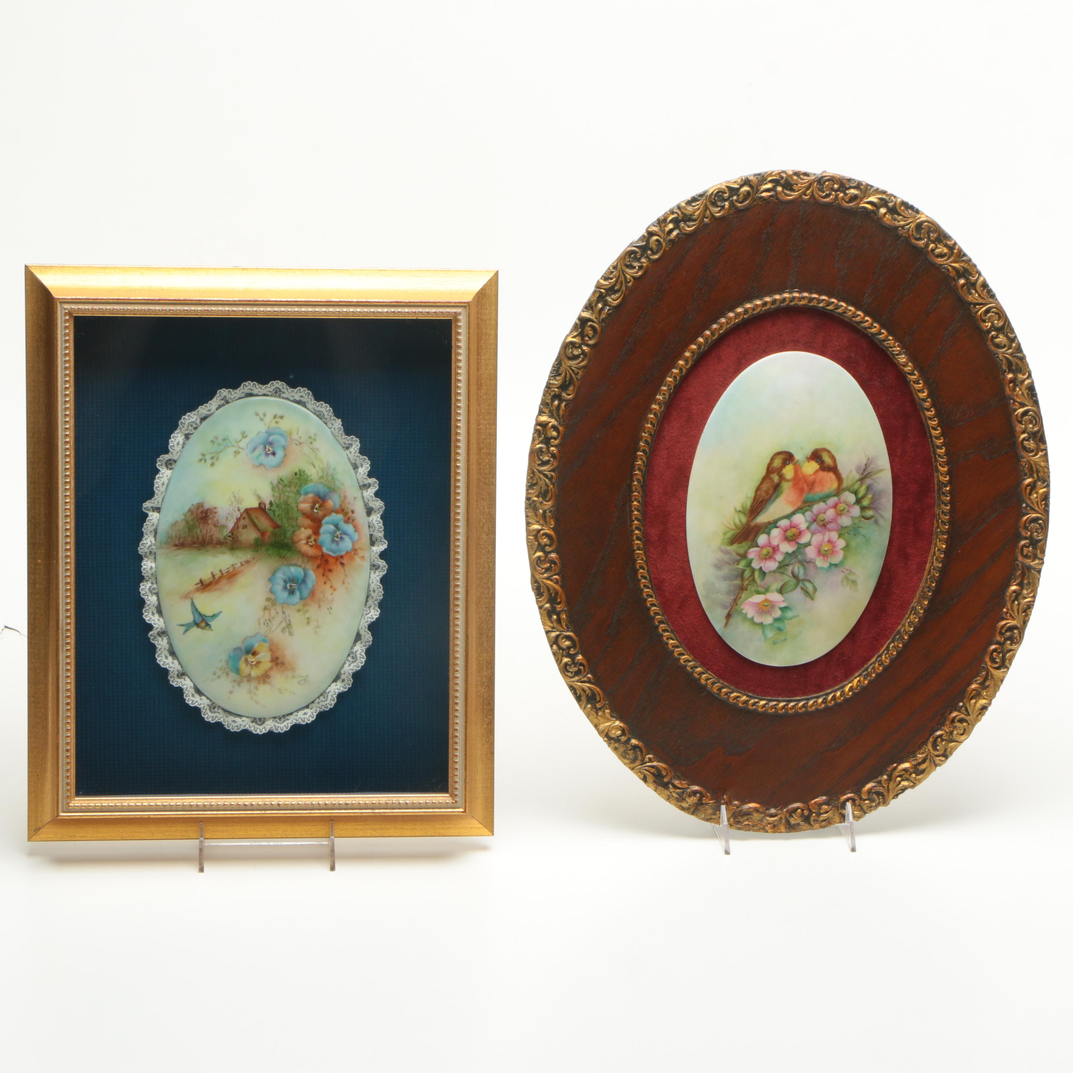 Hand Painted Porcelain Plaques