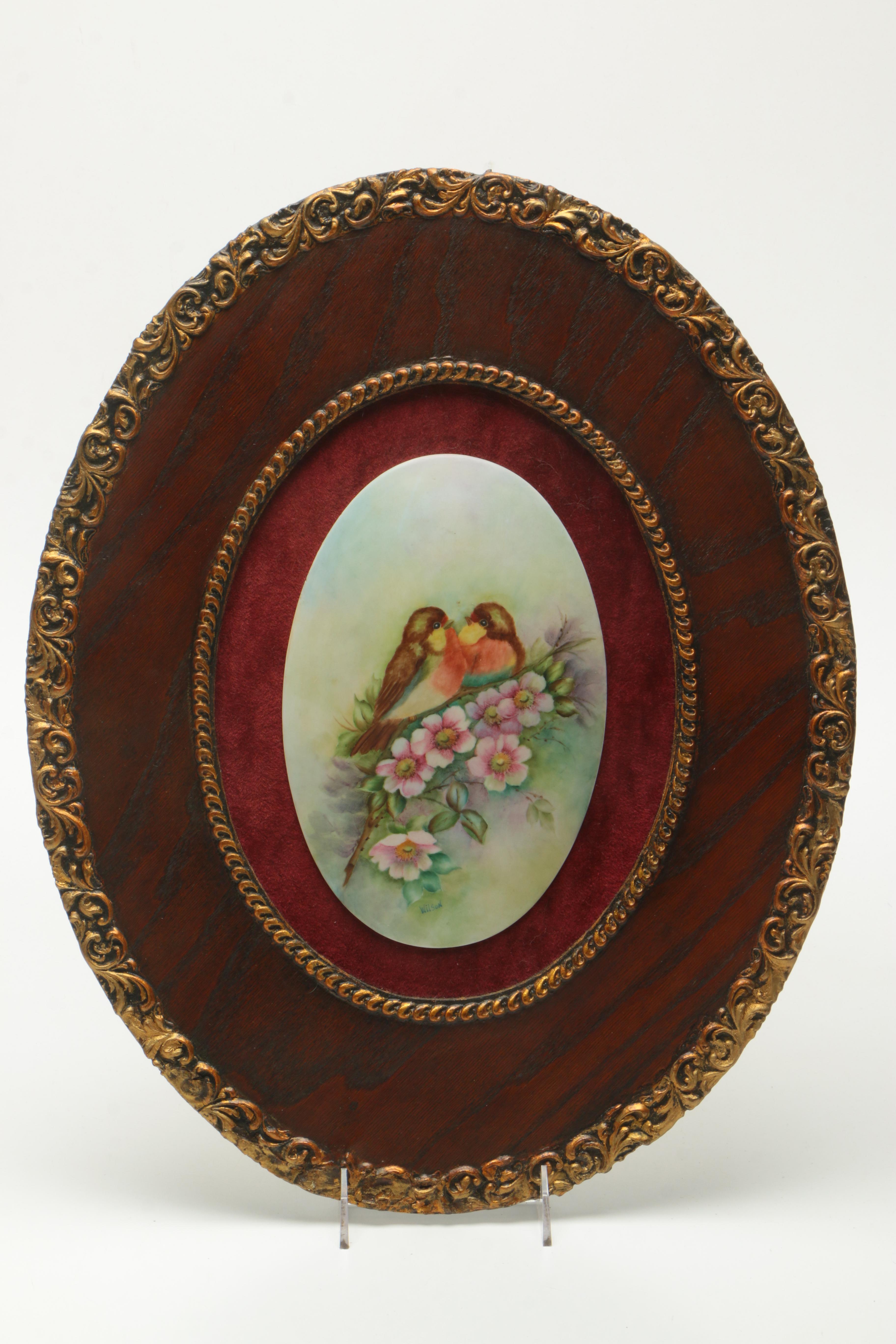 Hand Painted Porcelain Plaques