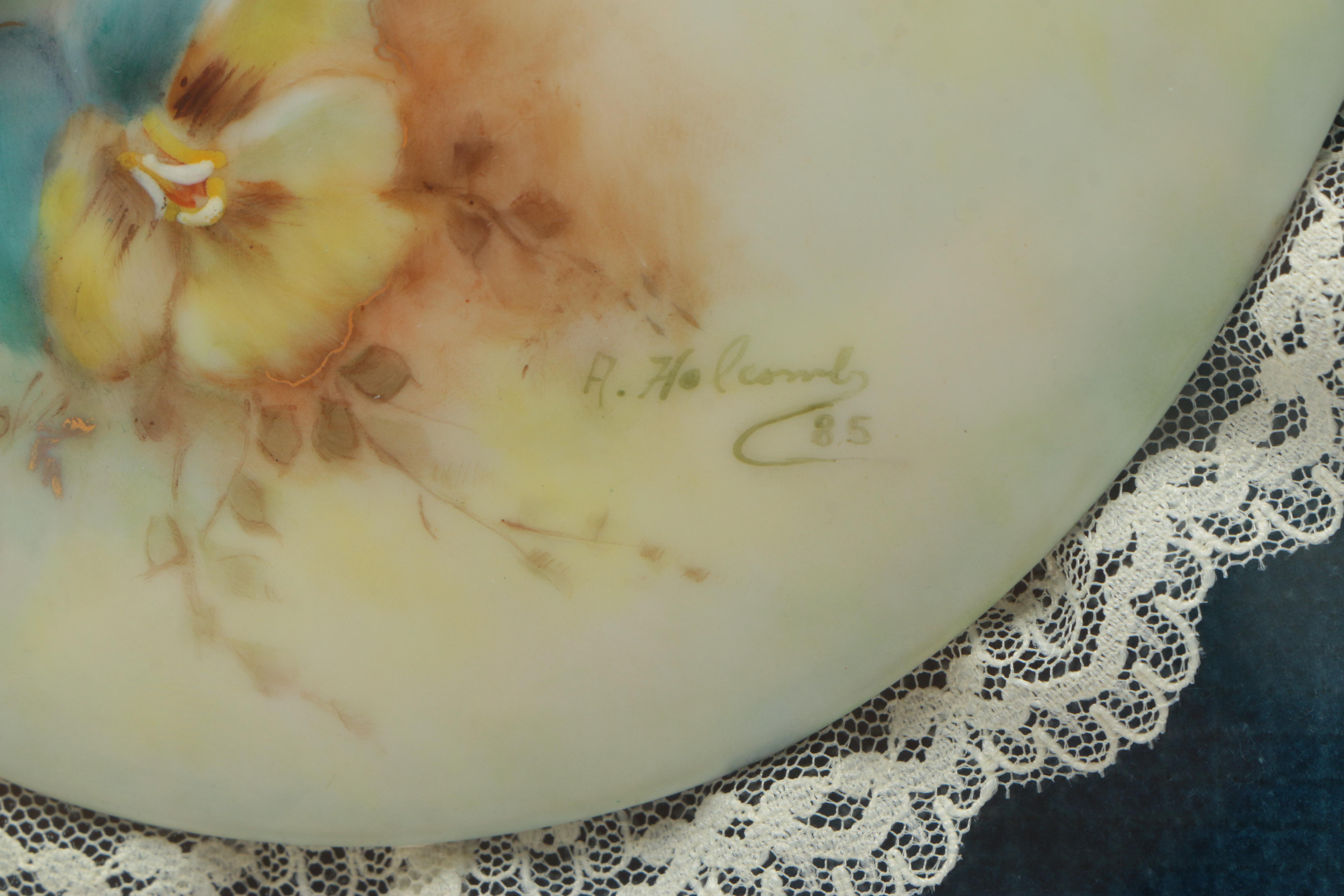 Hand Painted Porcelain Plaques