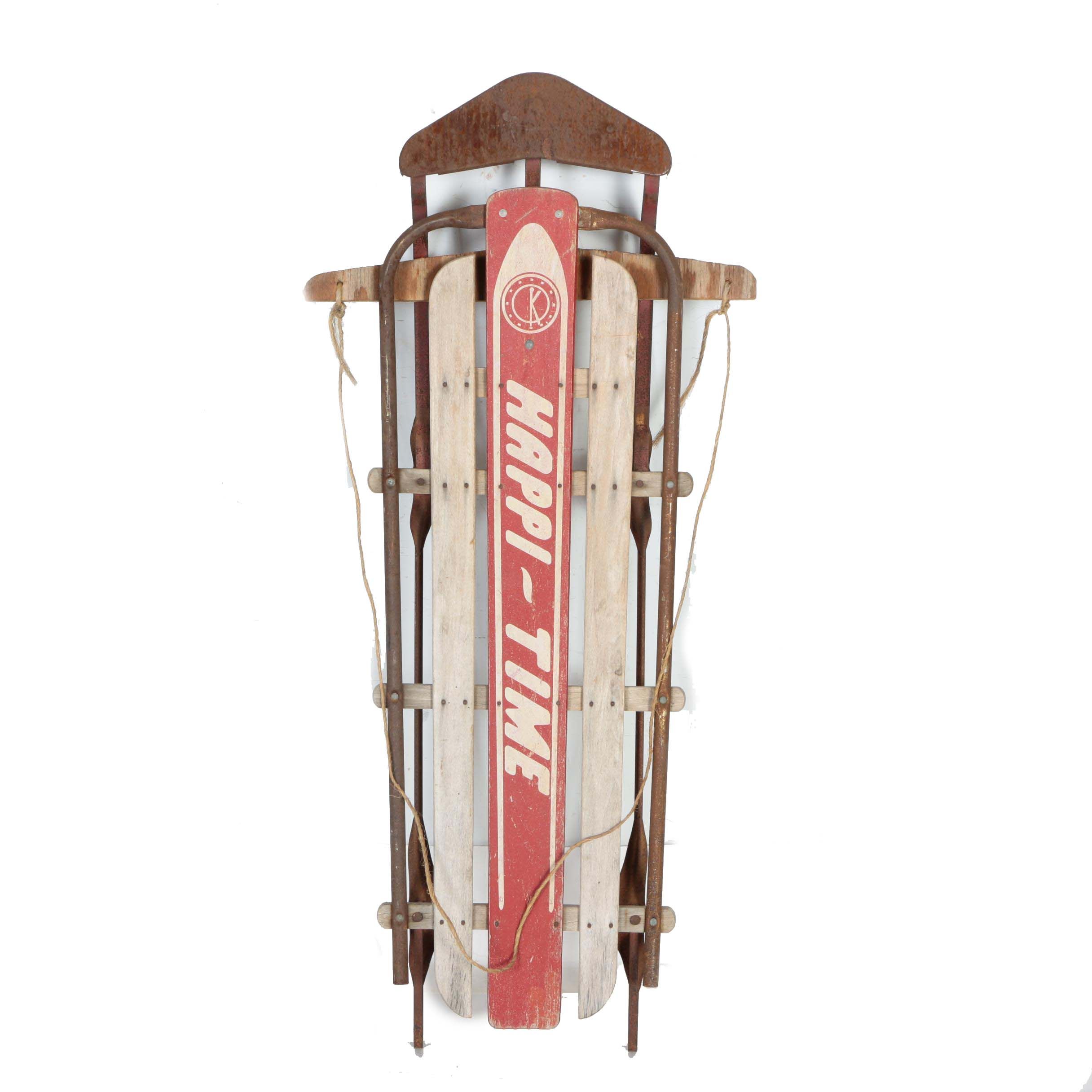 "Happi-Time" Wooden Sled