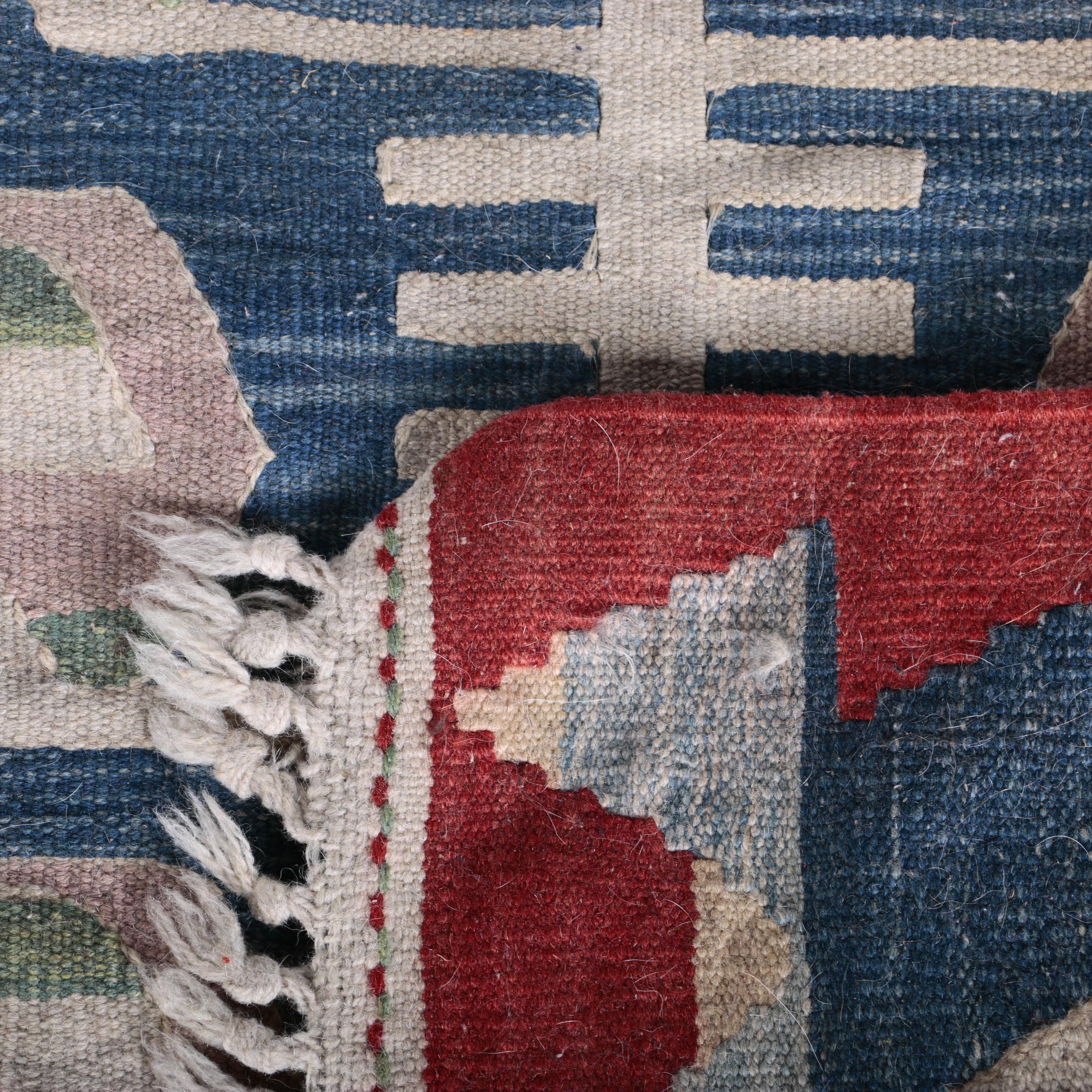 Handwoven Kilim Wool Mat