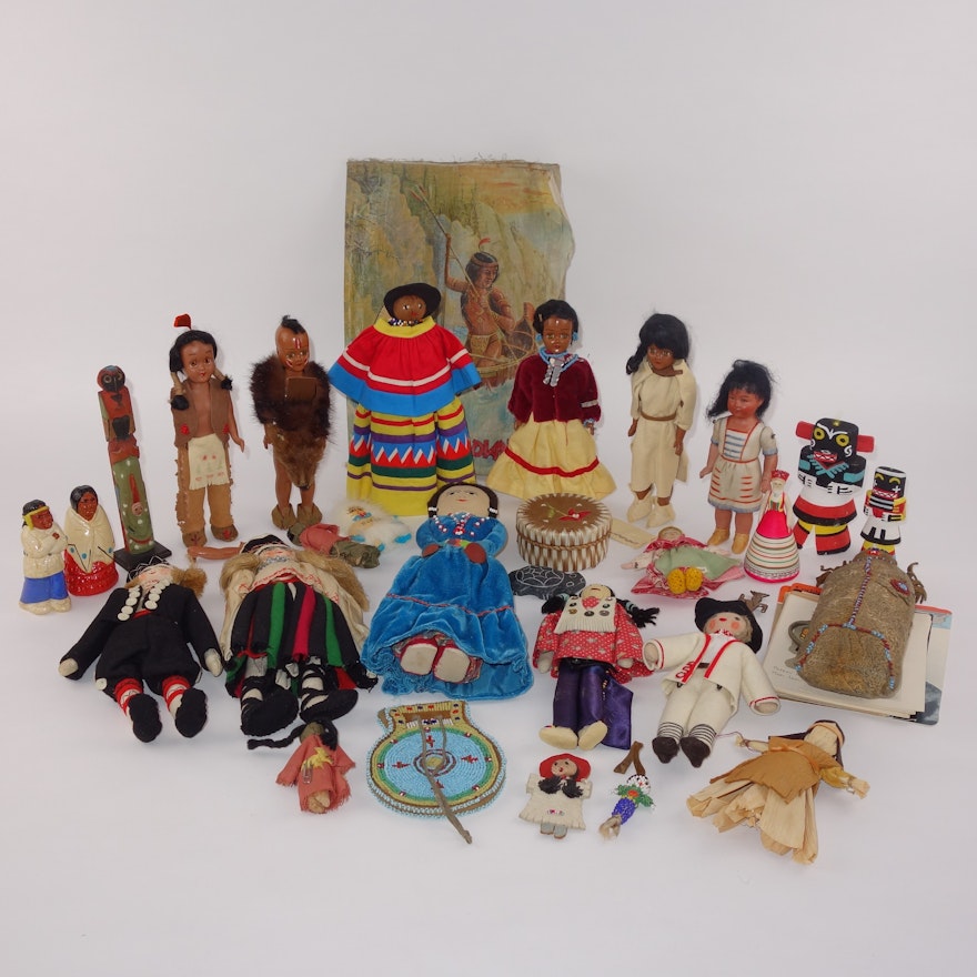 Antique and Vintage Hand Made Dolls of The World