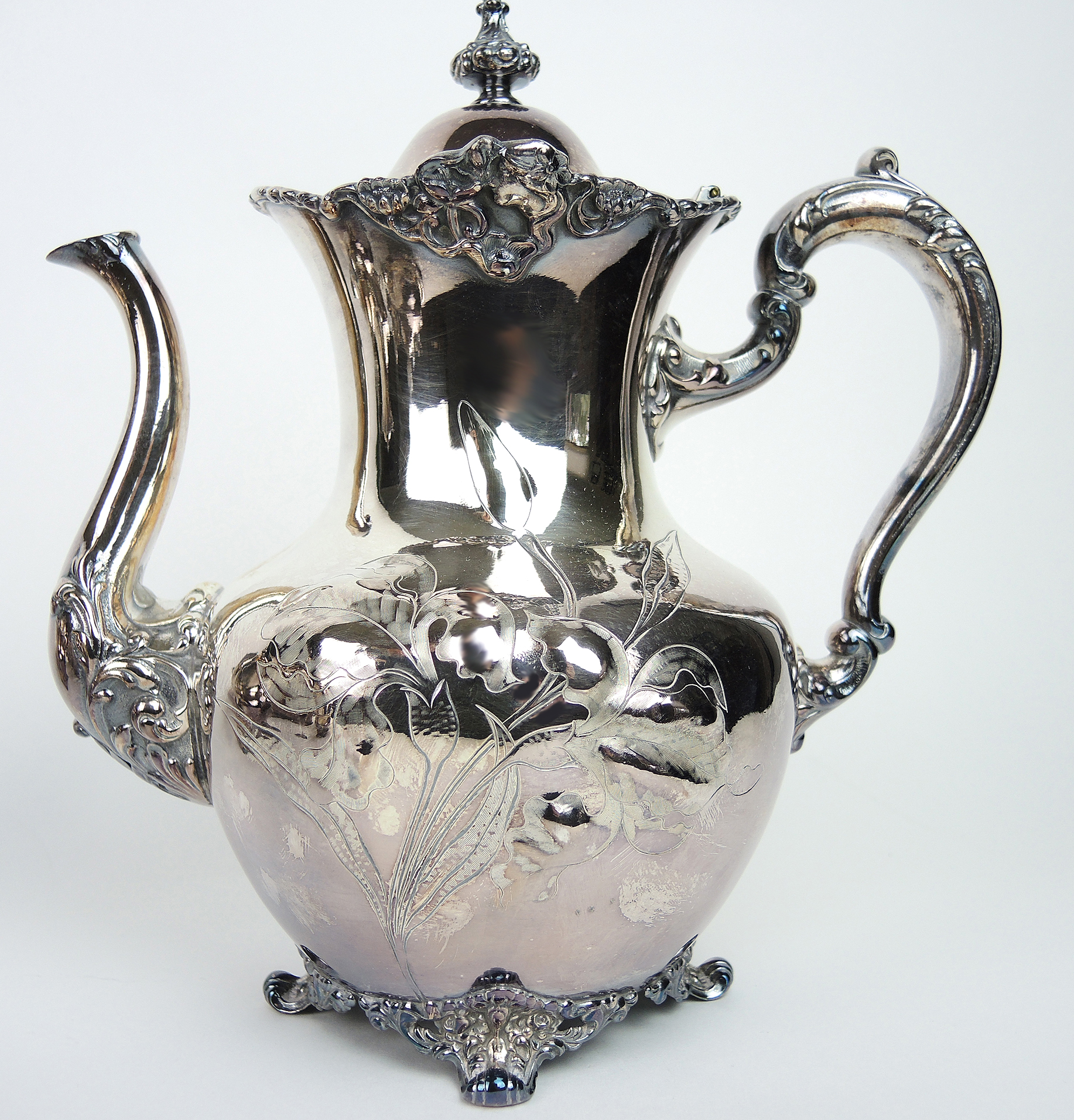 Homan Quadruple Silver Plate Tea Service