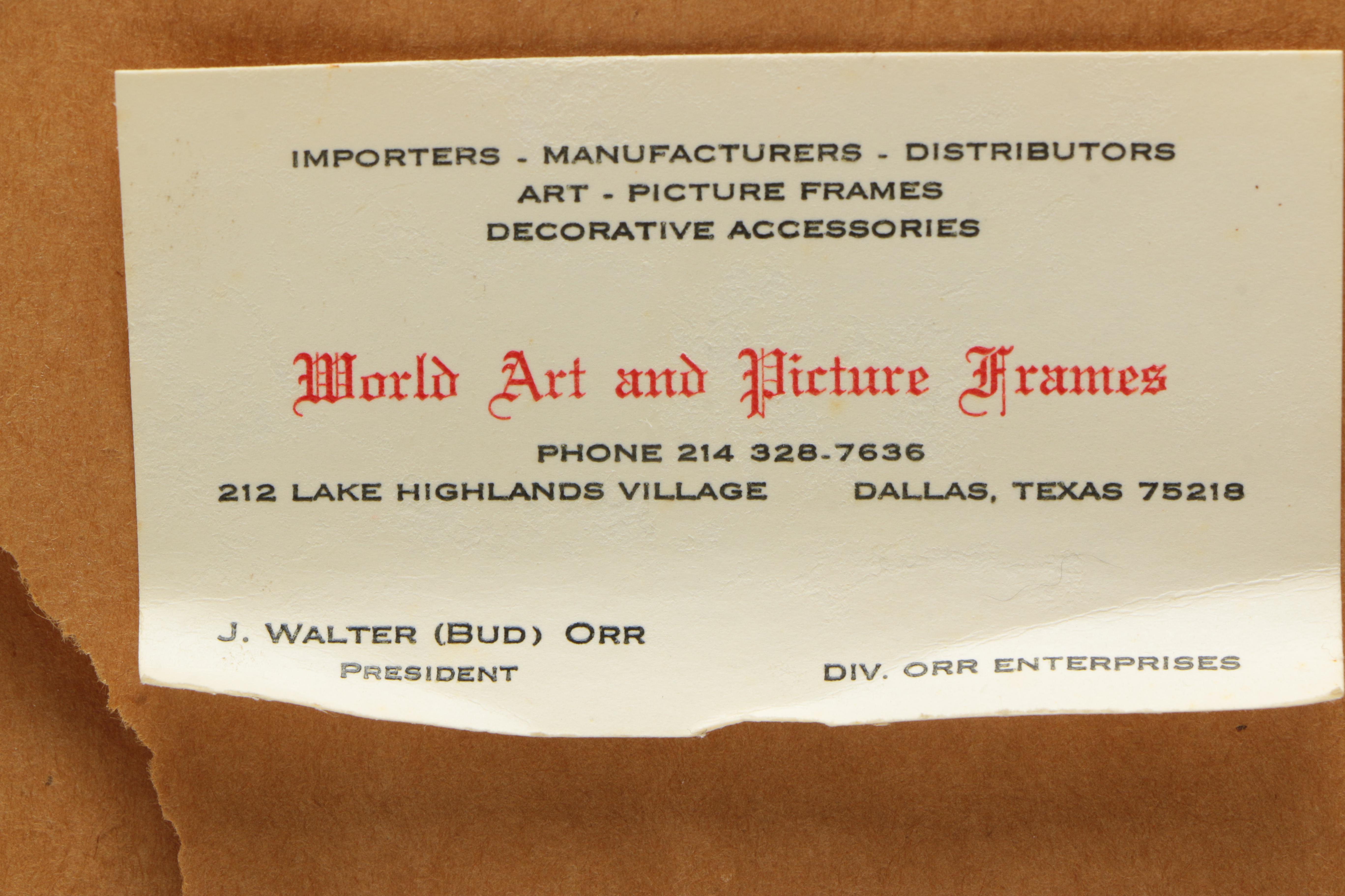 Bettie Felder Oil Painting on Canvas of Blue and White Flowers