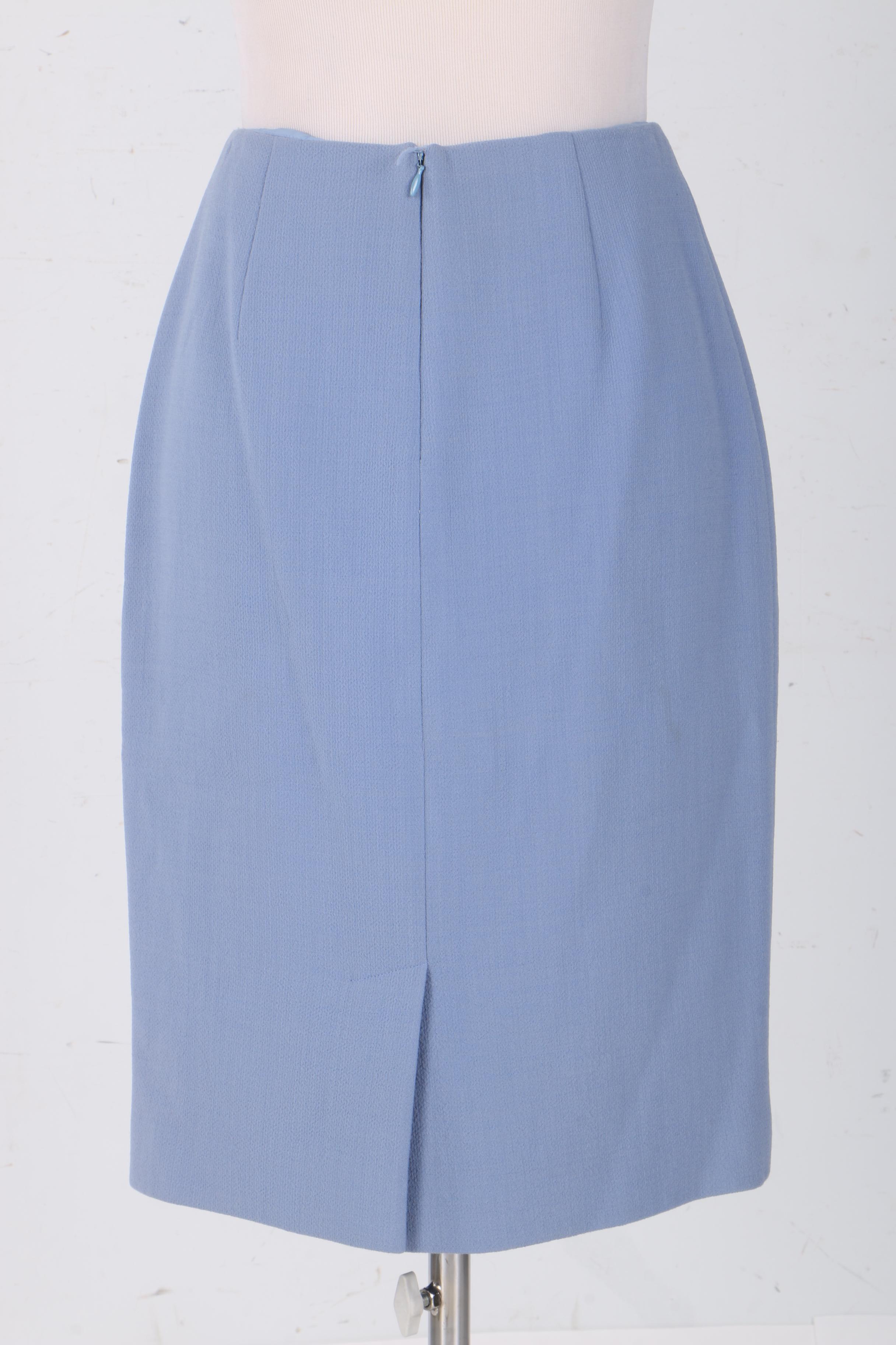 Oscar by Oscar de la Renta Skirt in Cornflower Blue
