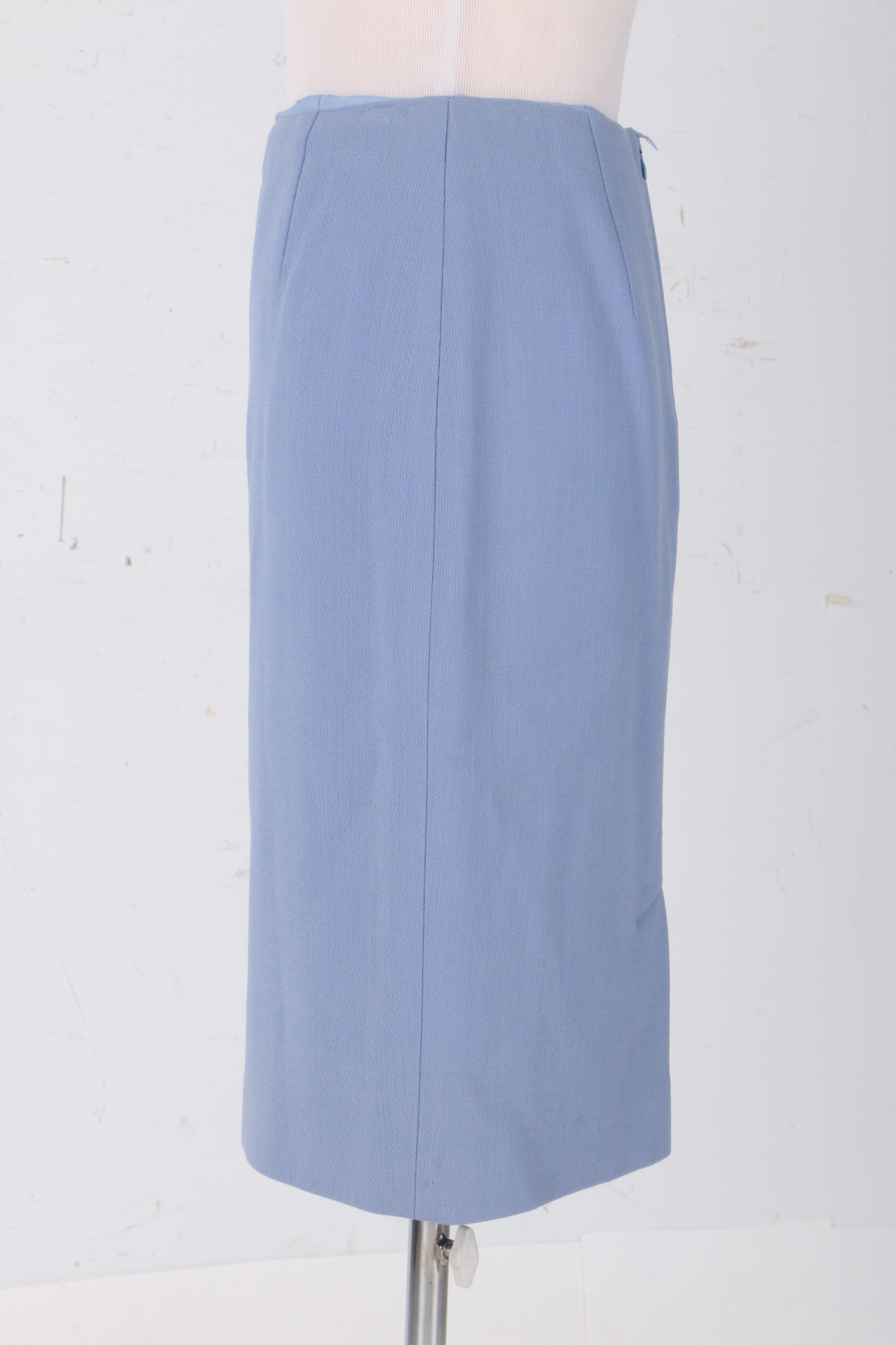 Oscar by Oscar de la Renta Skirt in Cornflower Blue