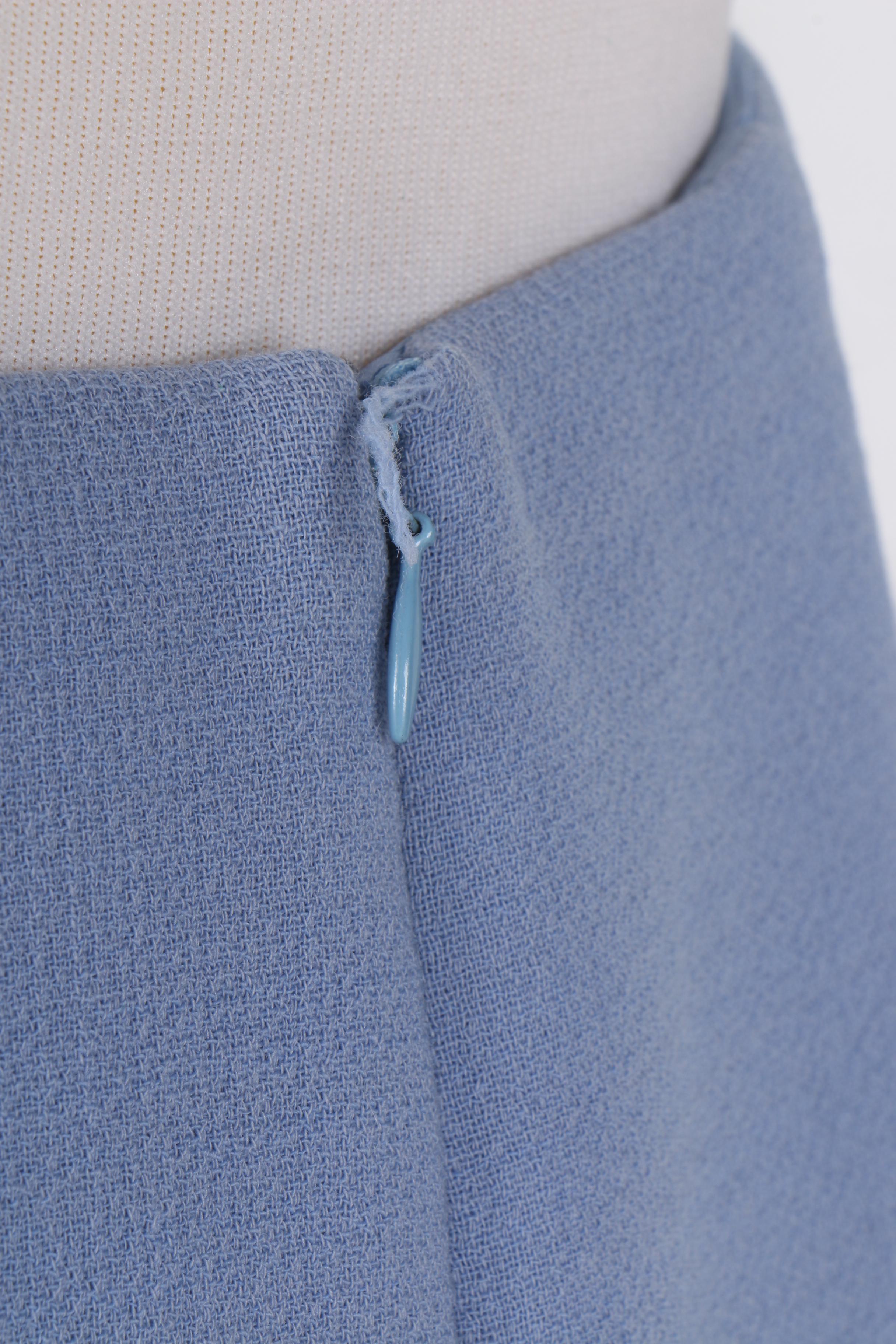 Oscar by Oscar de la Renta Skirt in Cornflower Blue