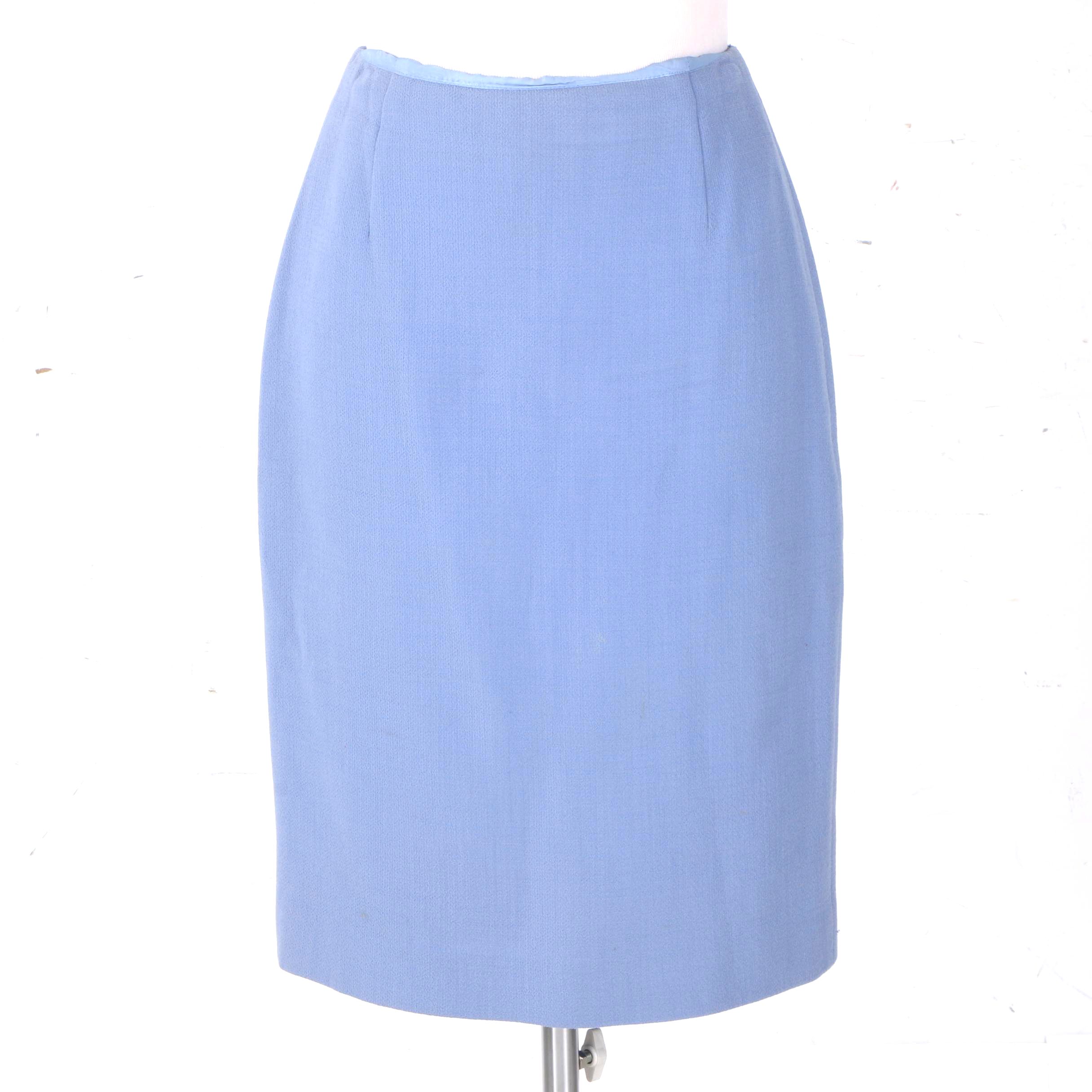 Oscar by Oscar de la Renta Skirt in Cornflower Blue