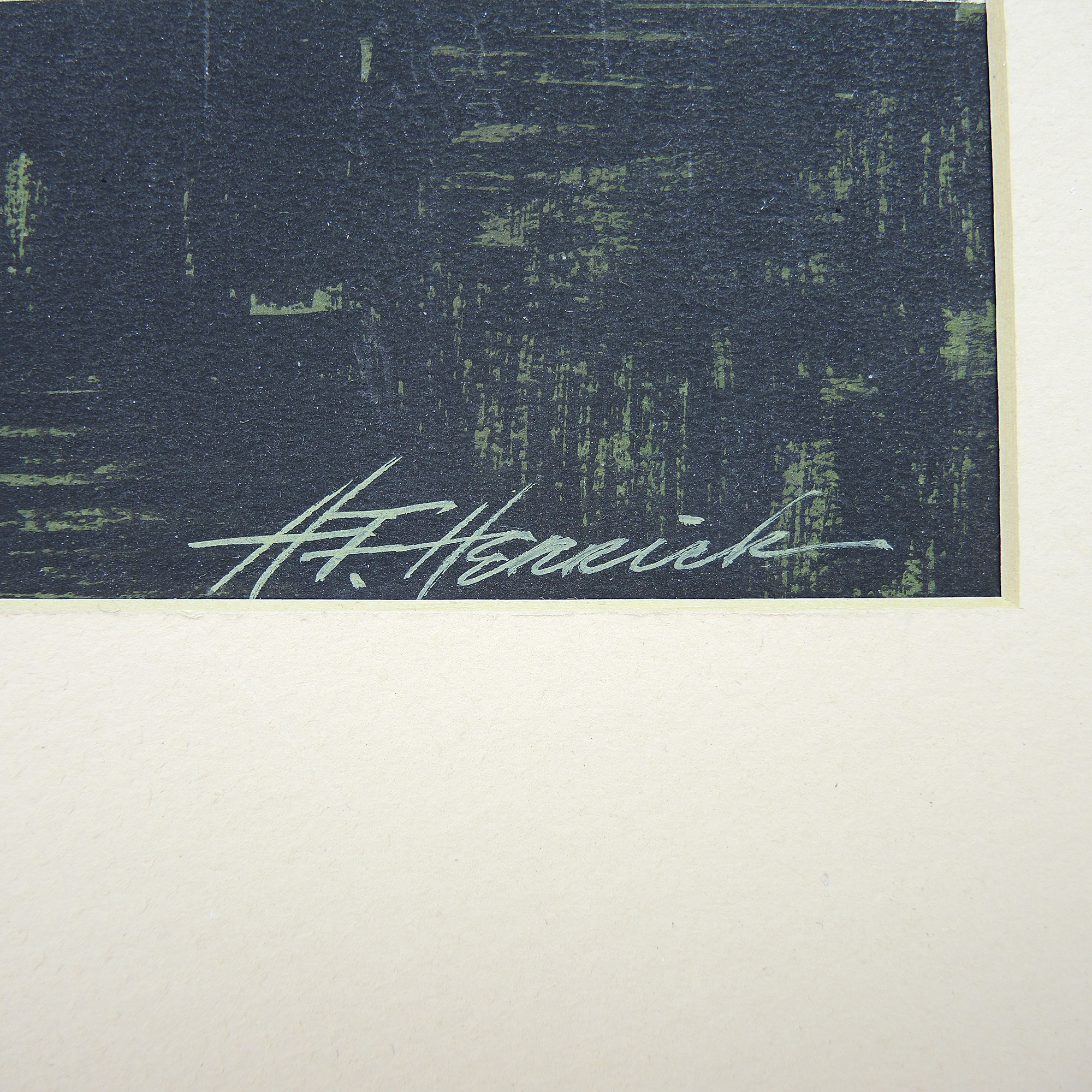 Original Mixed Media Herrick Industrial Scene