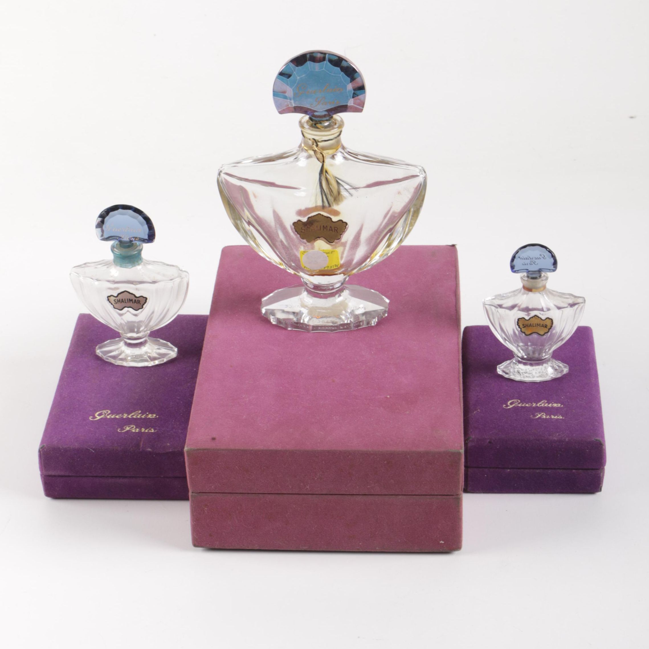 Vintage Guerlain Paris Perfume Bottles