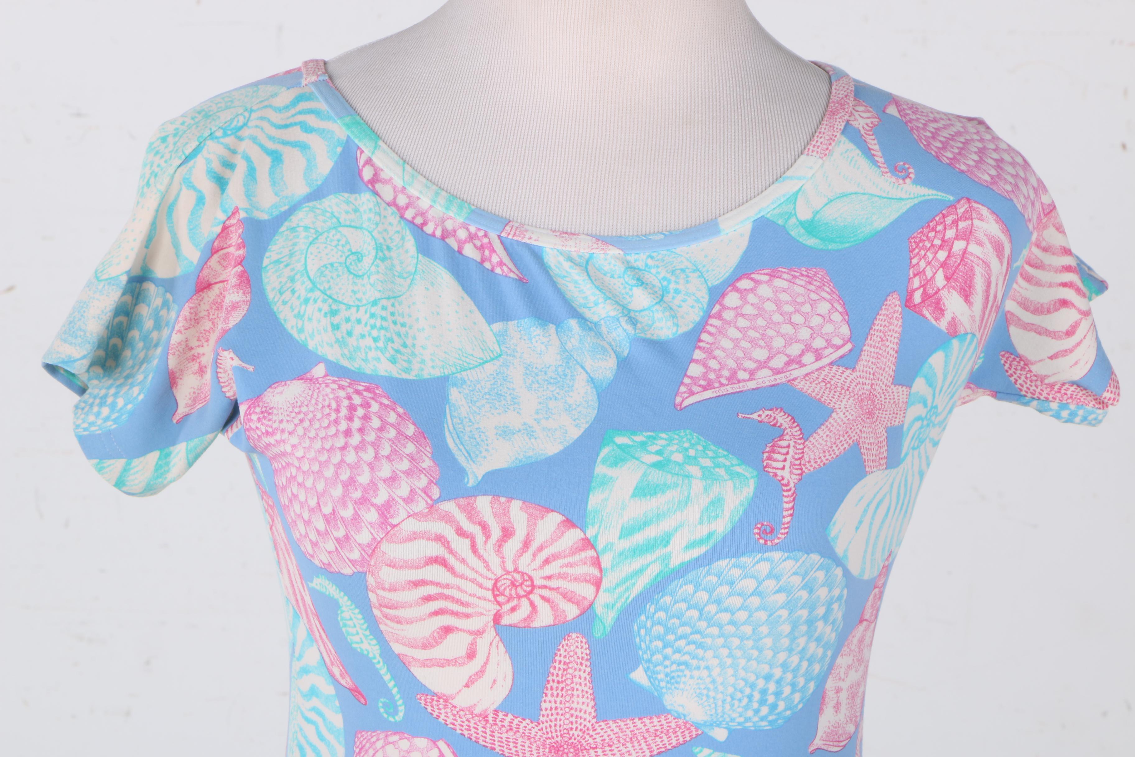Seashell Print Dress by Manuel Canovas
