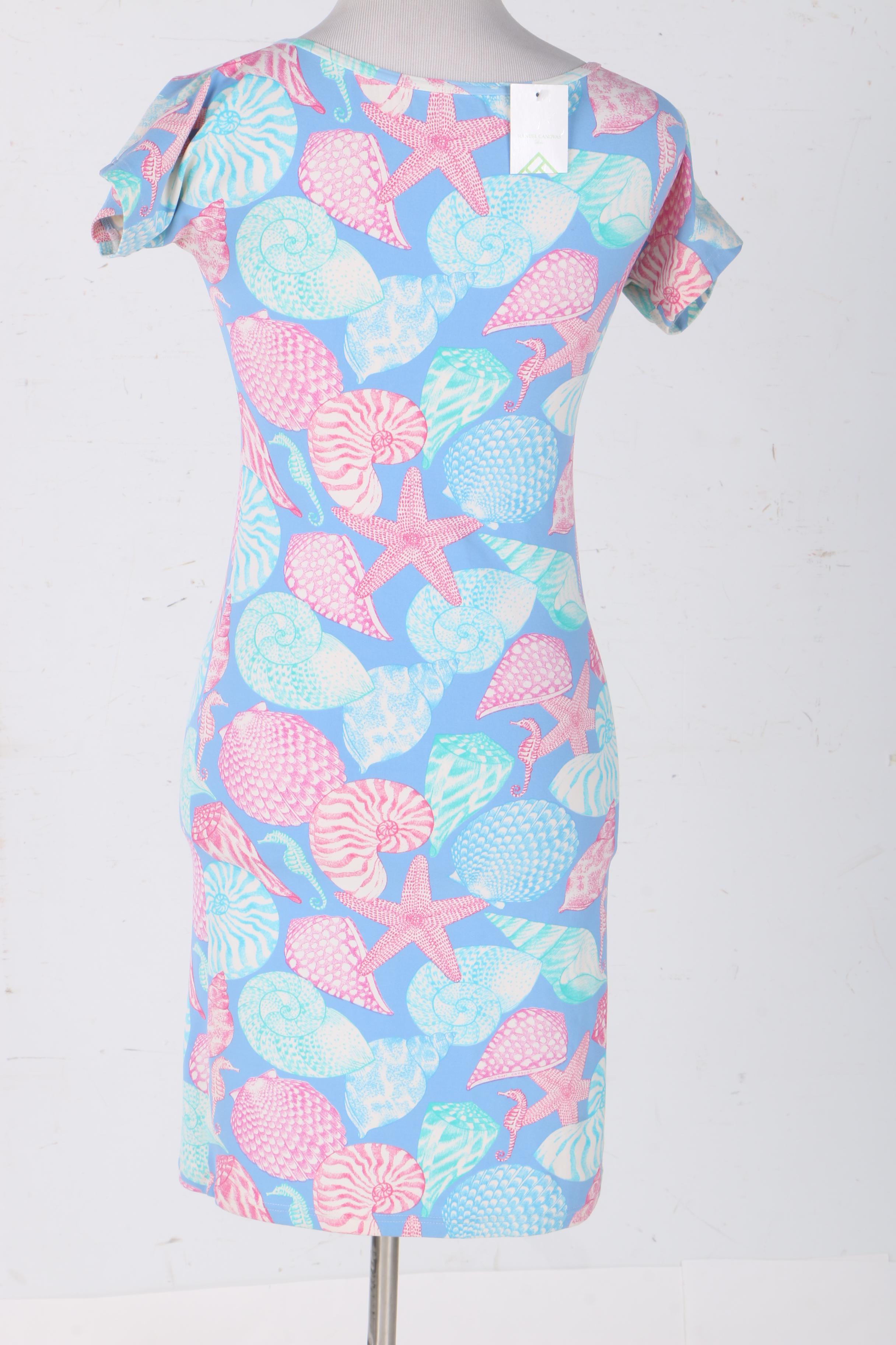 Seashell Print Dress by Manuel Canovas