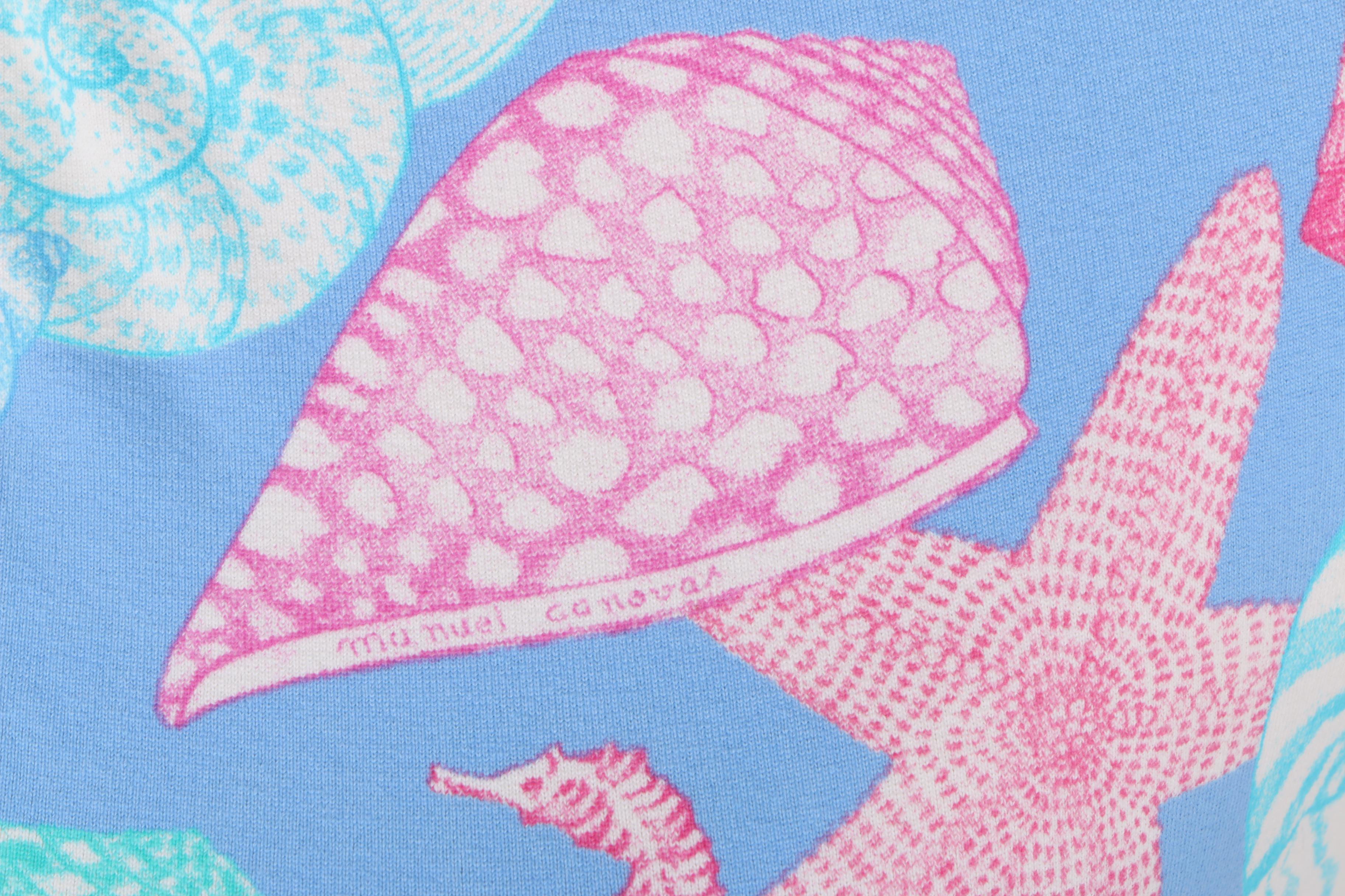 Seashell Print Dress by Manuel Canovas
