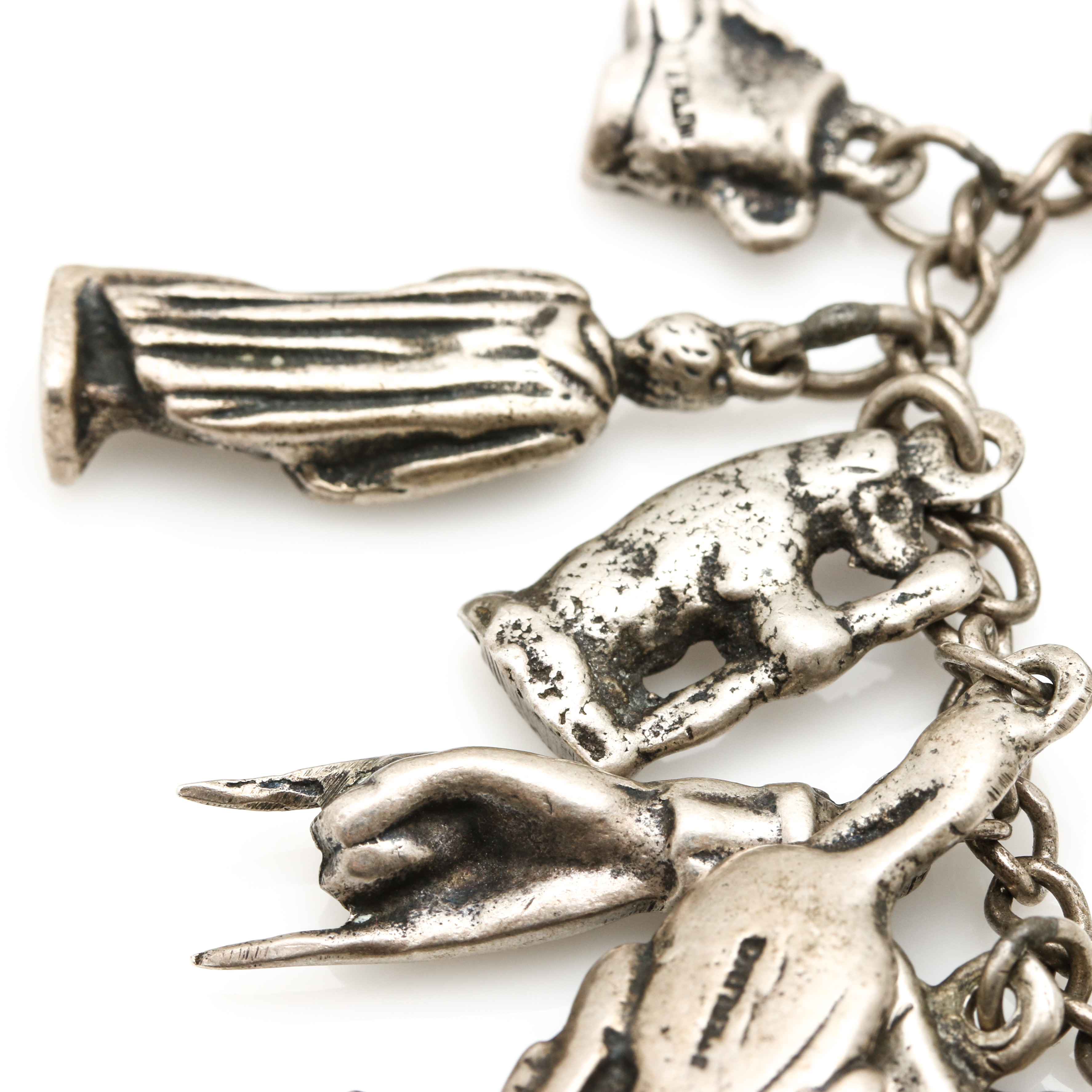 Sterling Silver Charm Bracelet