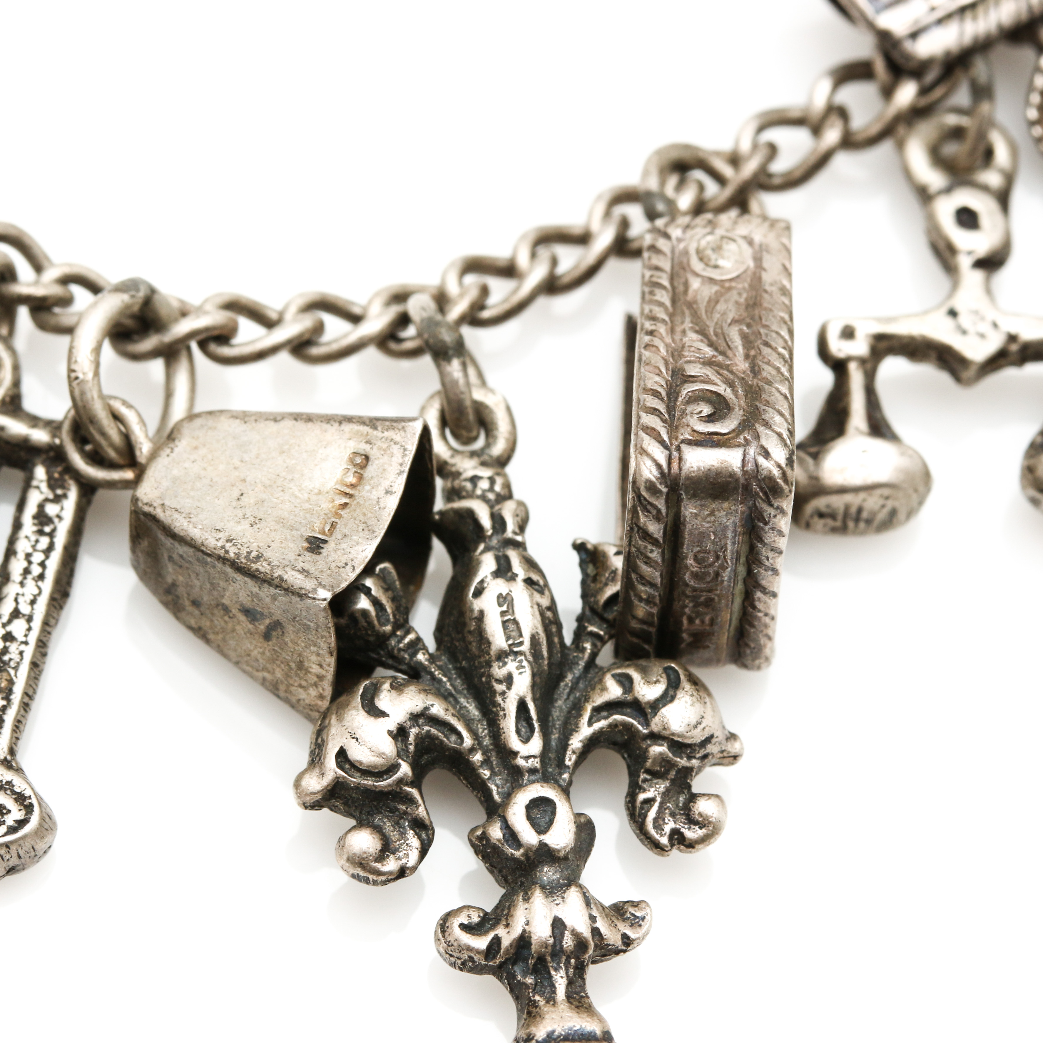 Sterling Silver Charm Bracelet