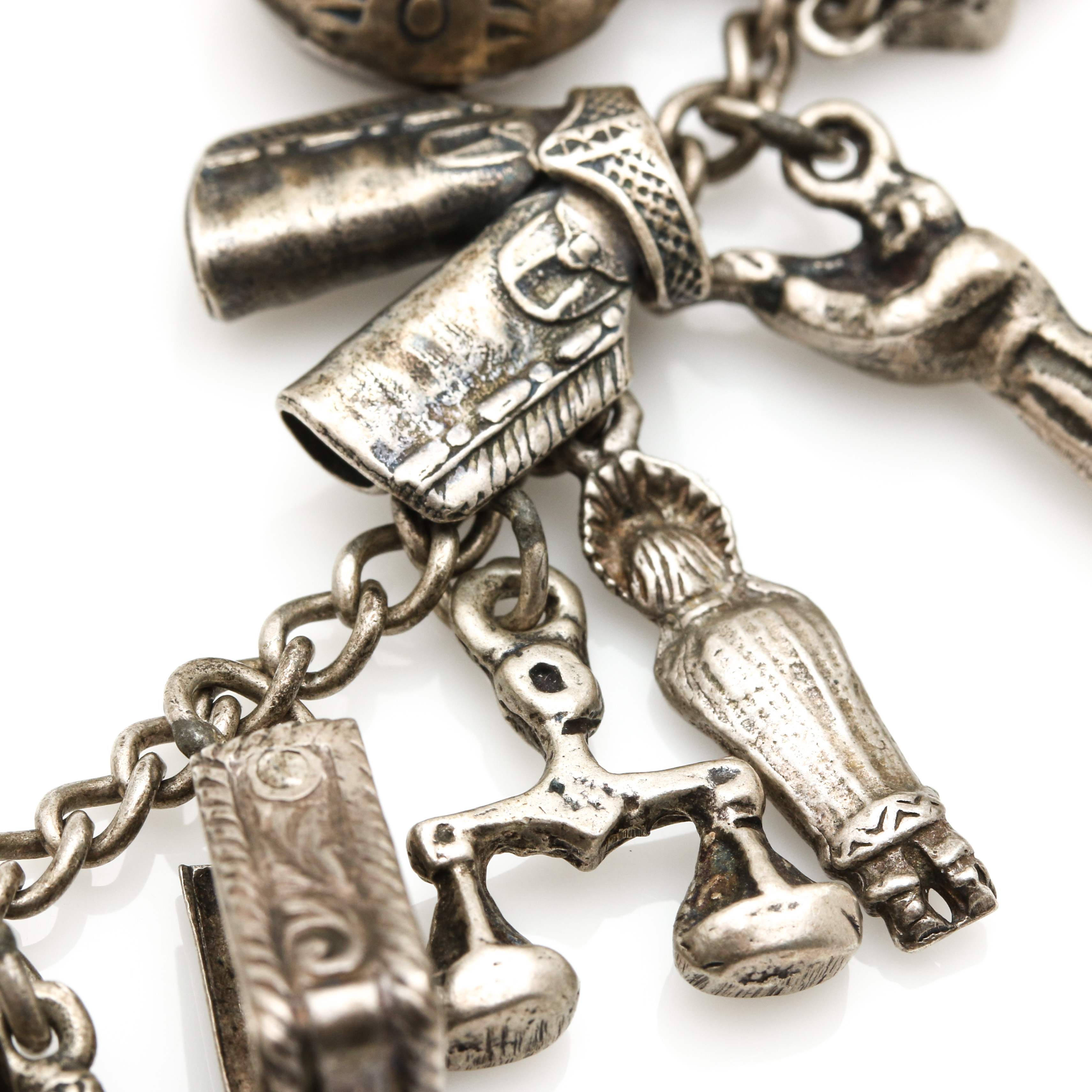 Sterling Silver Charm Bracelet