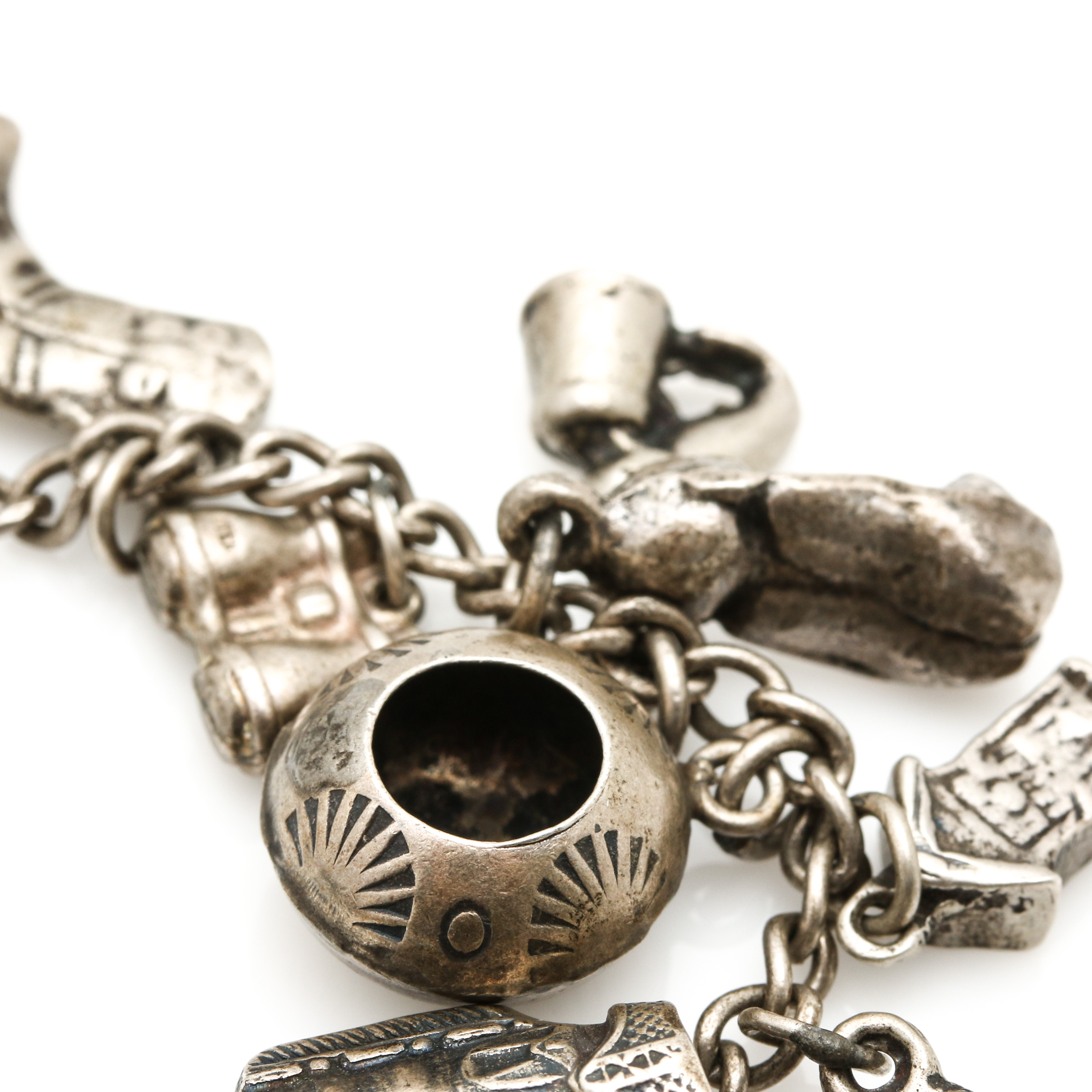 Sterling Silver Charm Bracelet