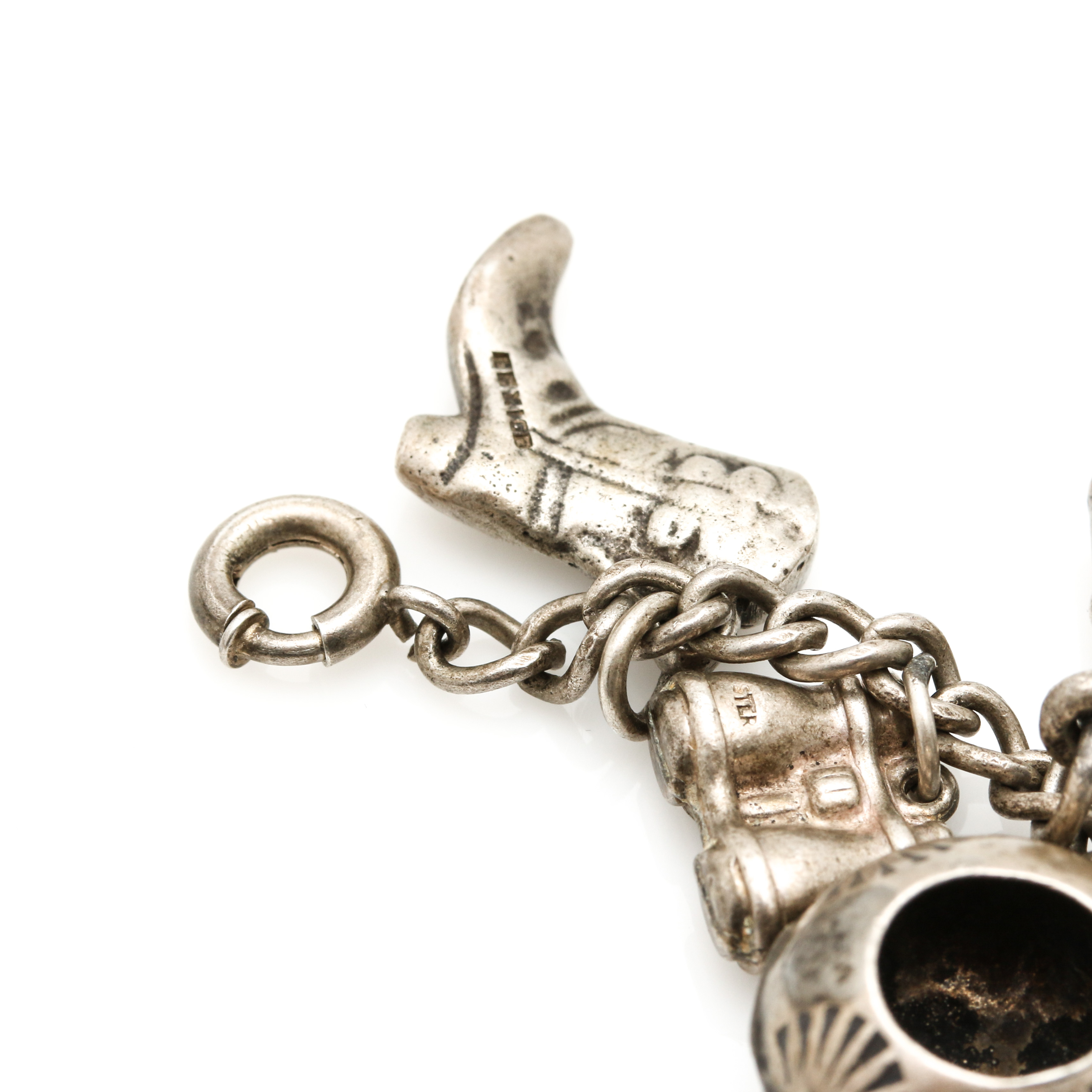 Sterling Silver Charm Bracelet