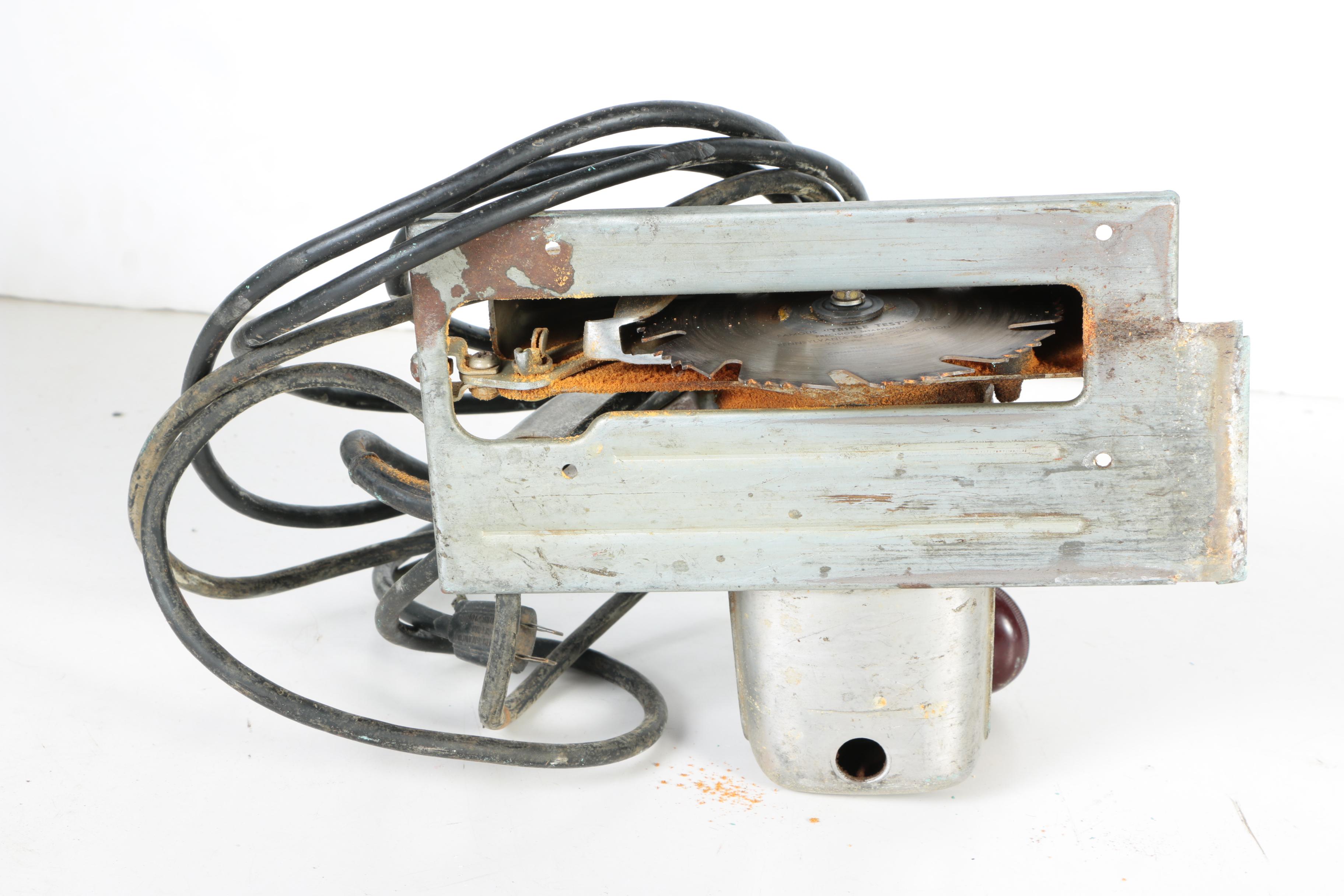 Bench Grinder and Zephyr Circular Saw