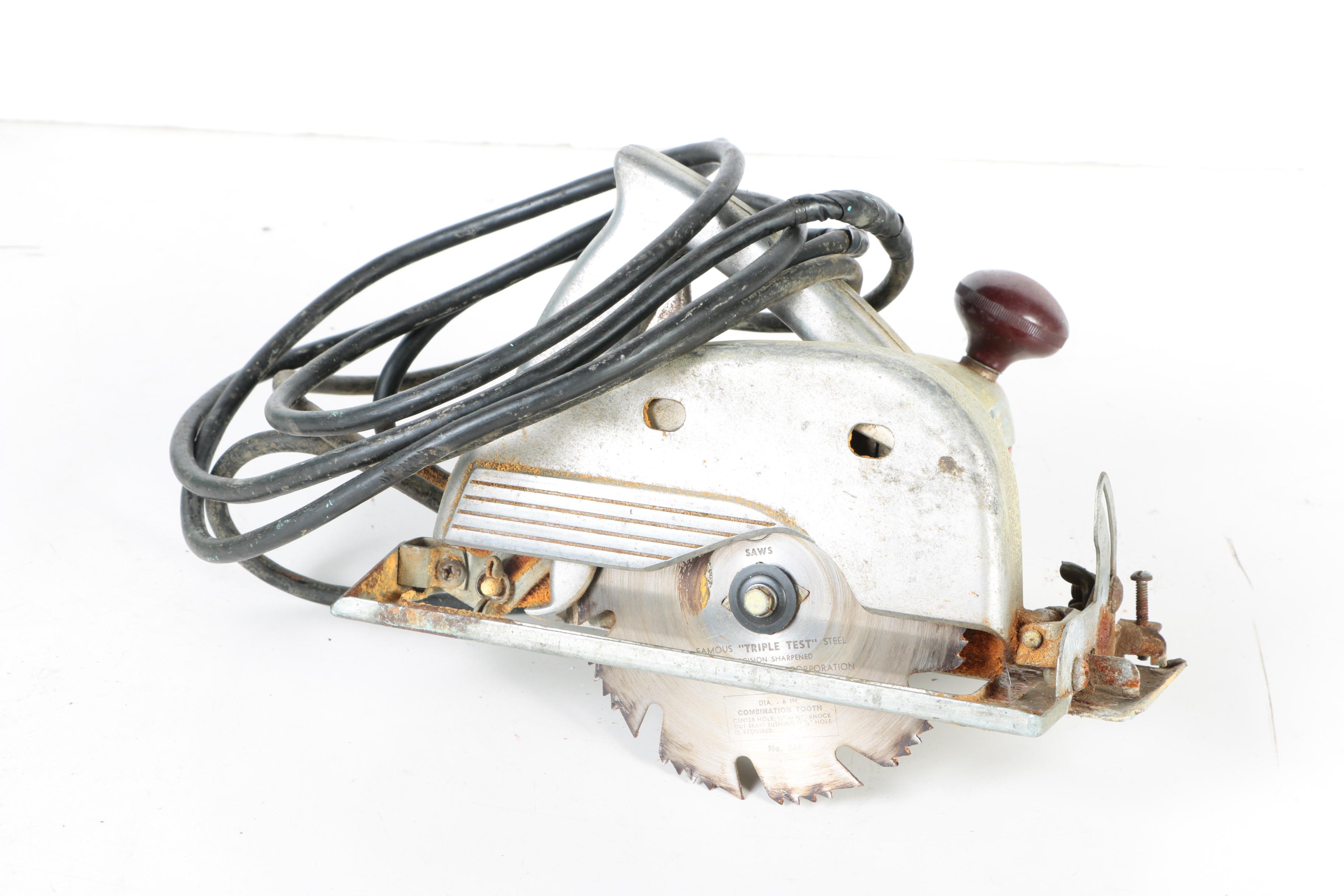 Bench Grinder and Zephyr Circular Saw