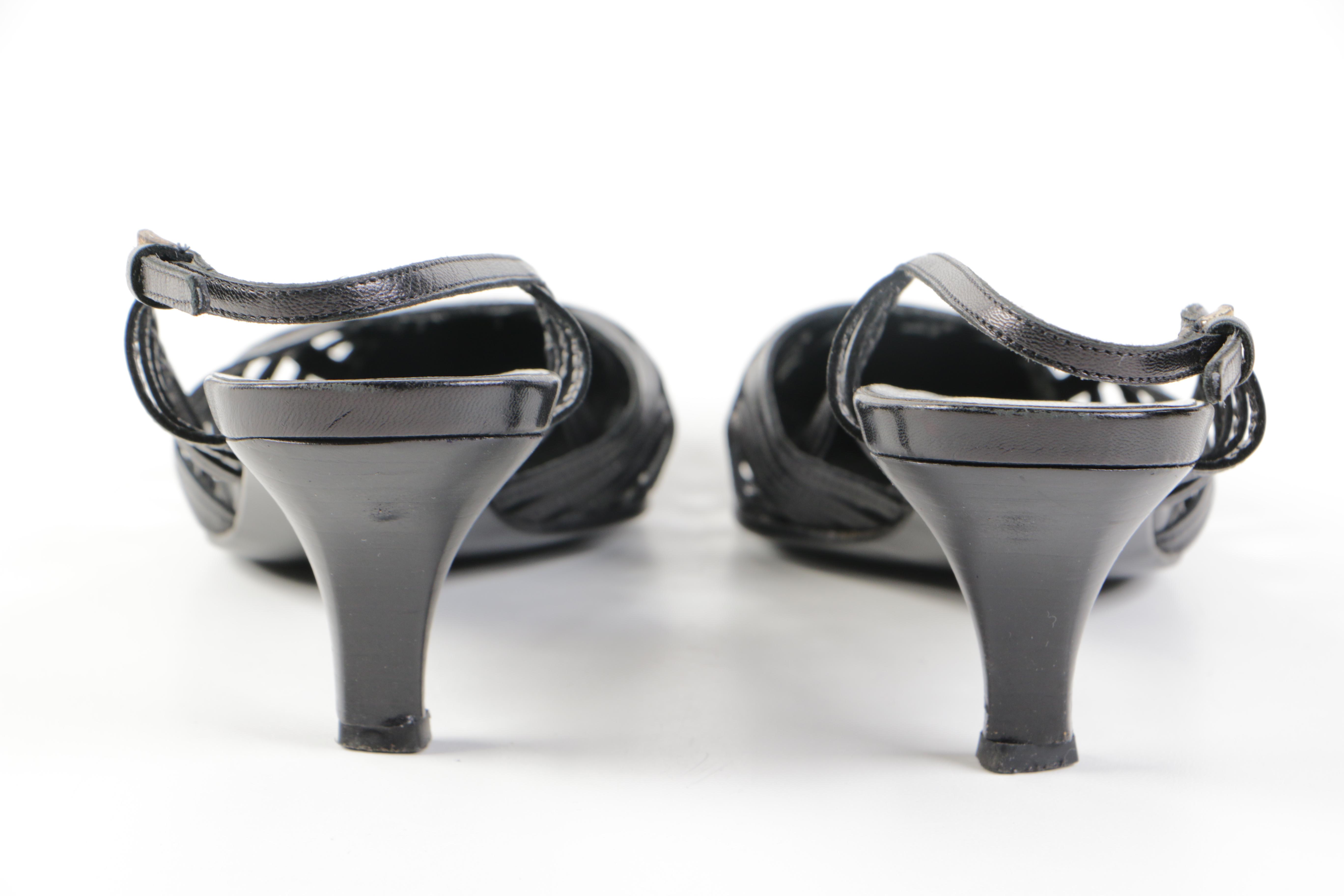 Prada Leather Kitten Heels