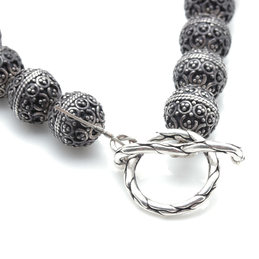 Sterling Silver Faceted Corundum Bead Parure