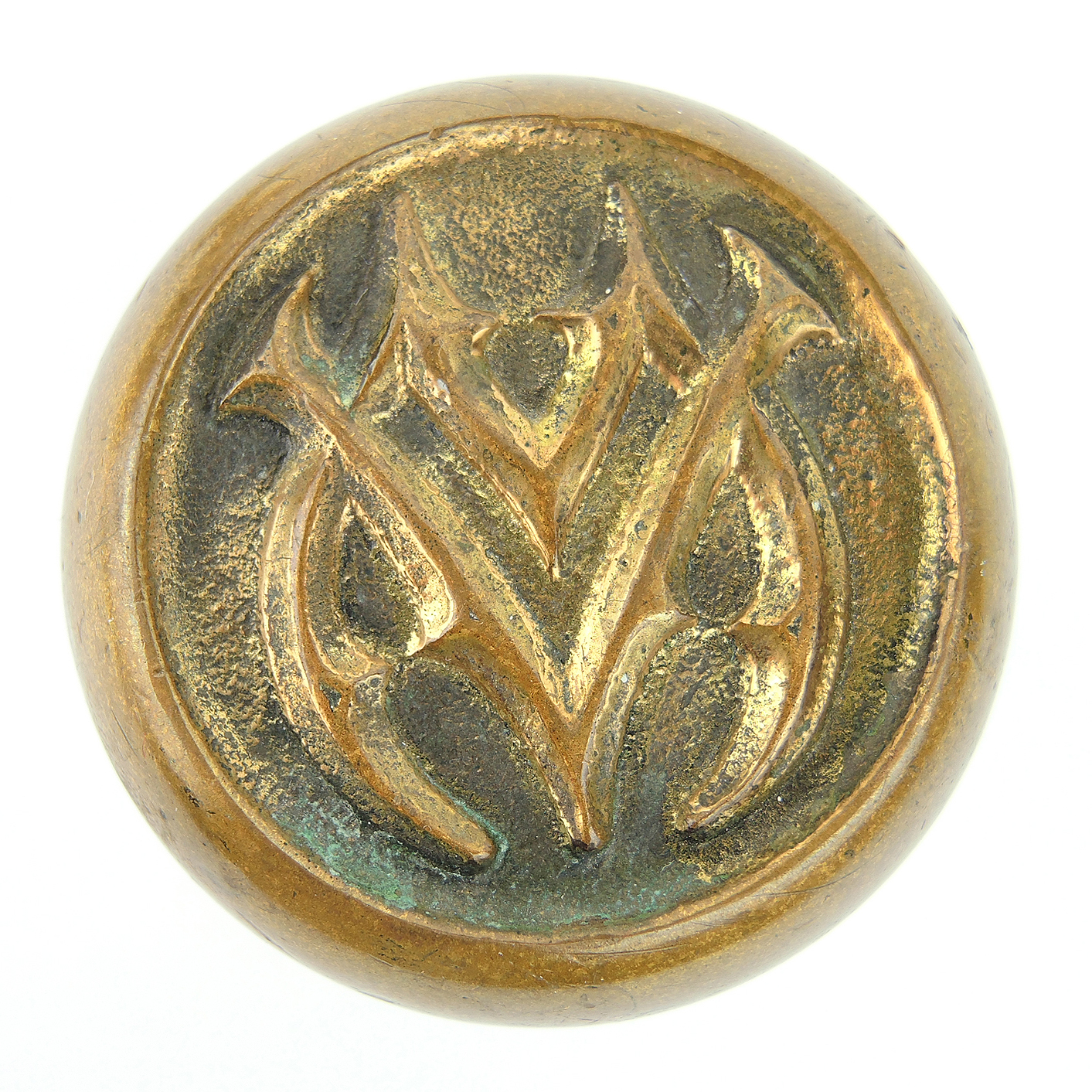 Vintage Brass Doorknobs from Historic Vernon Manor Hotel