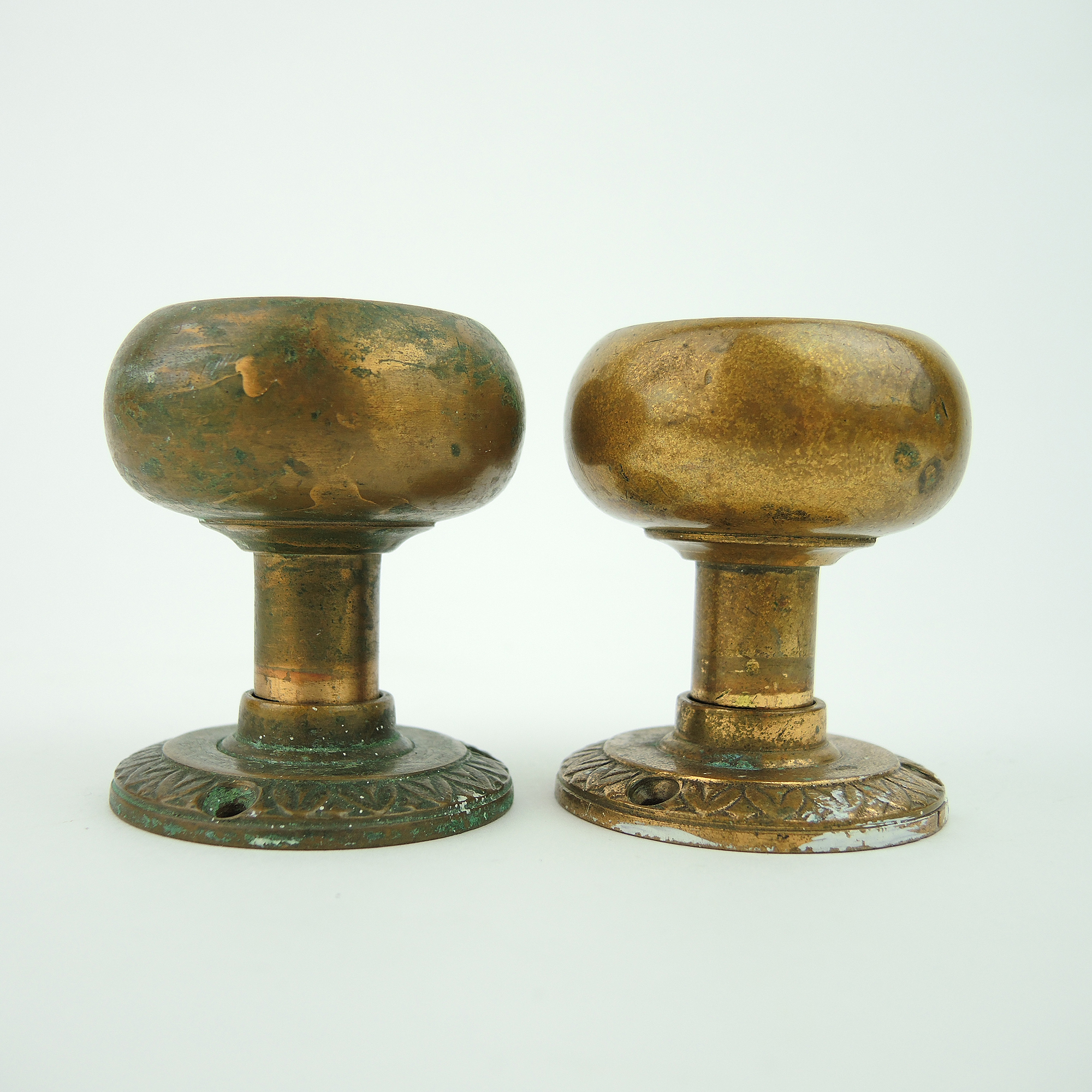 Vintage Brass Doorknobs from Historic Vernon Manor Hotel