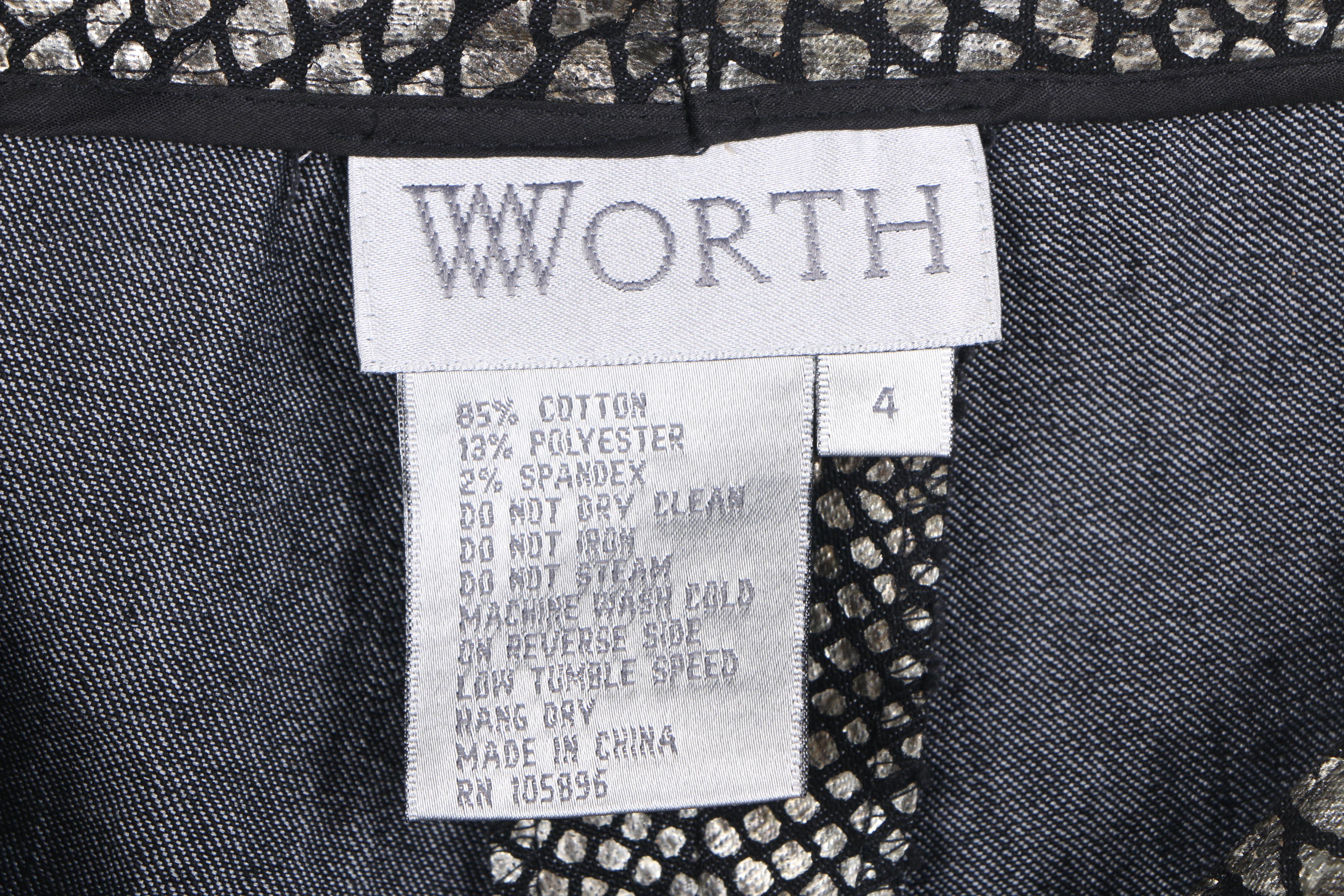 Worth Snakeskin Print Jeans