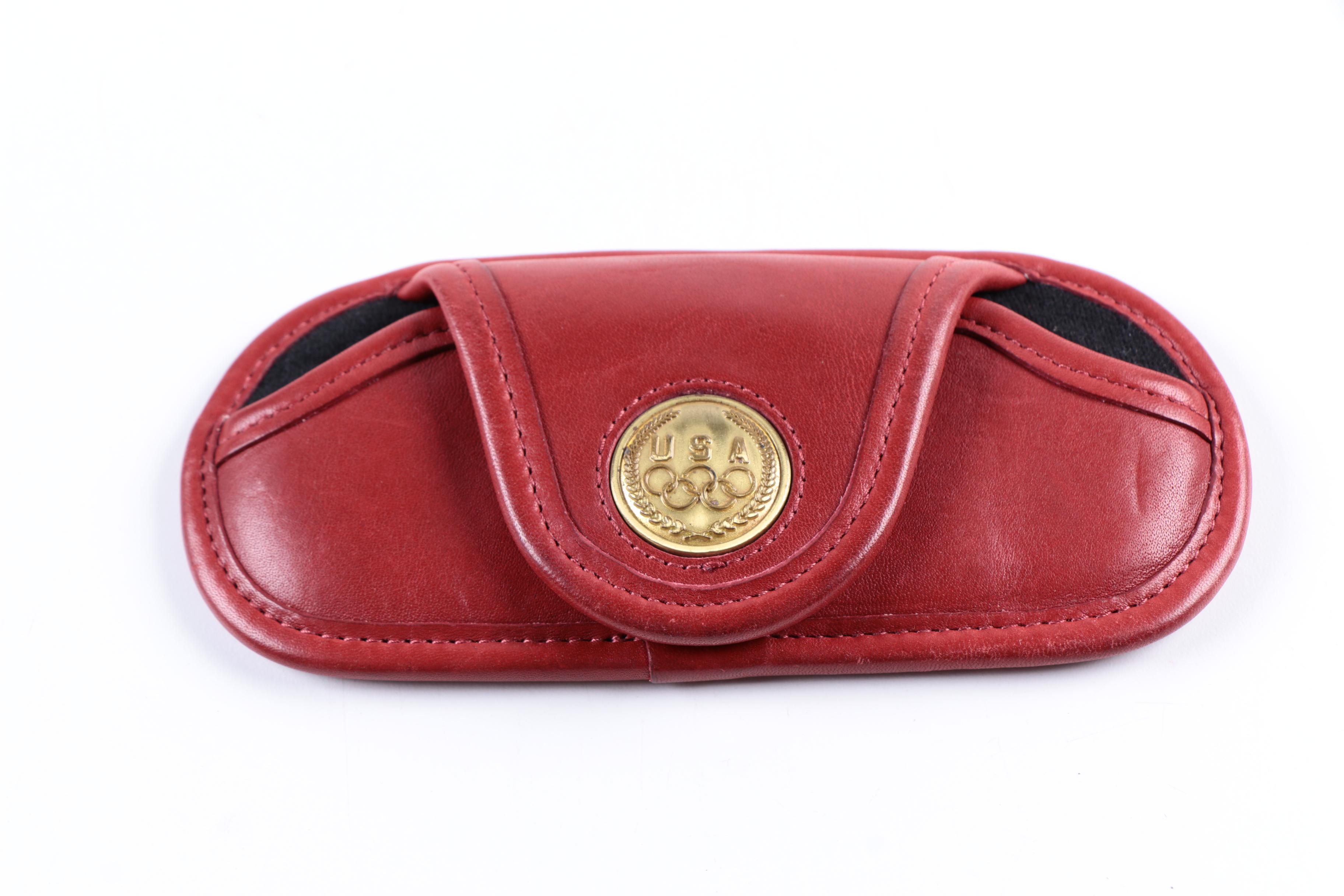 Vintage Coach Sunglasses Case and Coach Passport Holder