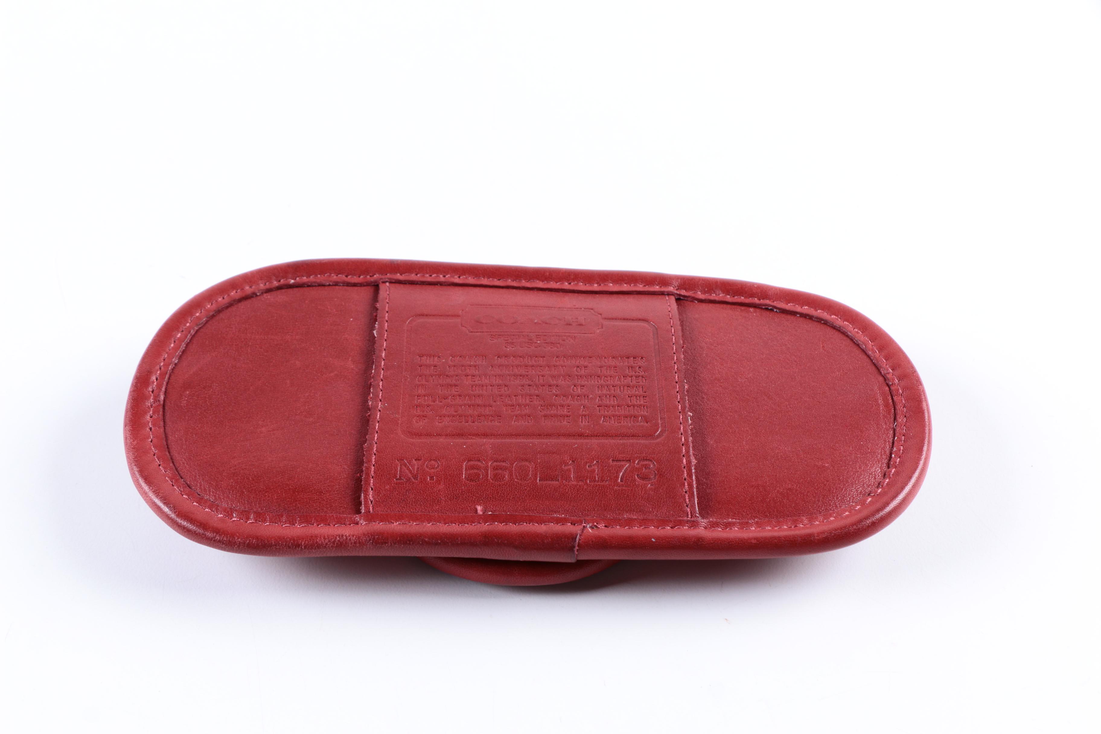 Vintage Coach Sunglasses Case and Coach Passport Holder