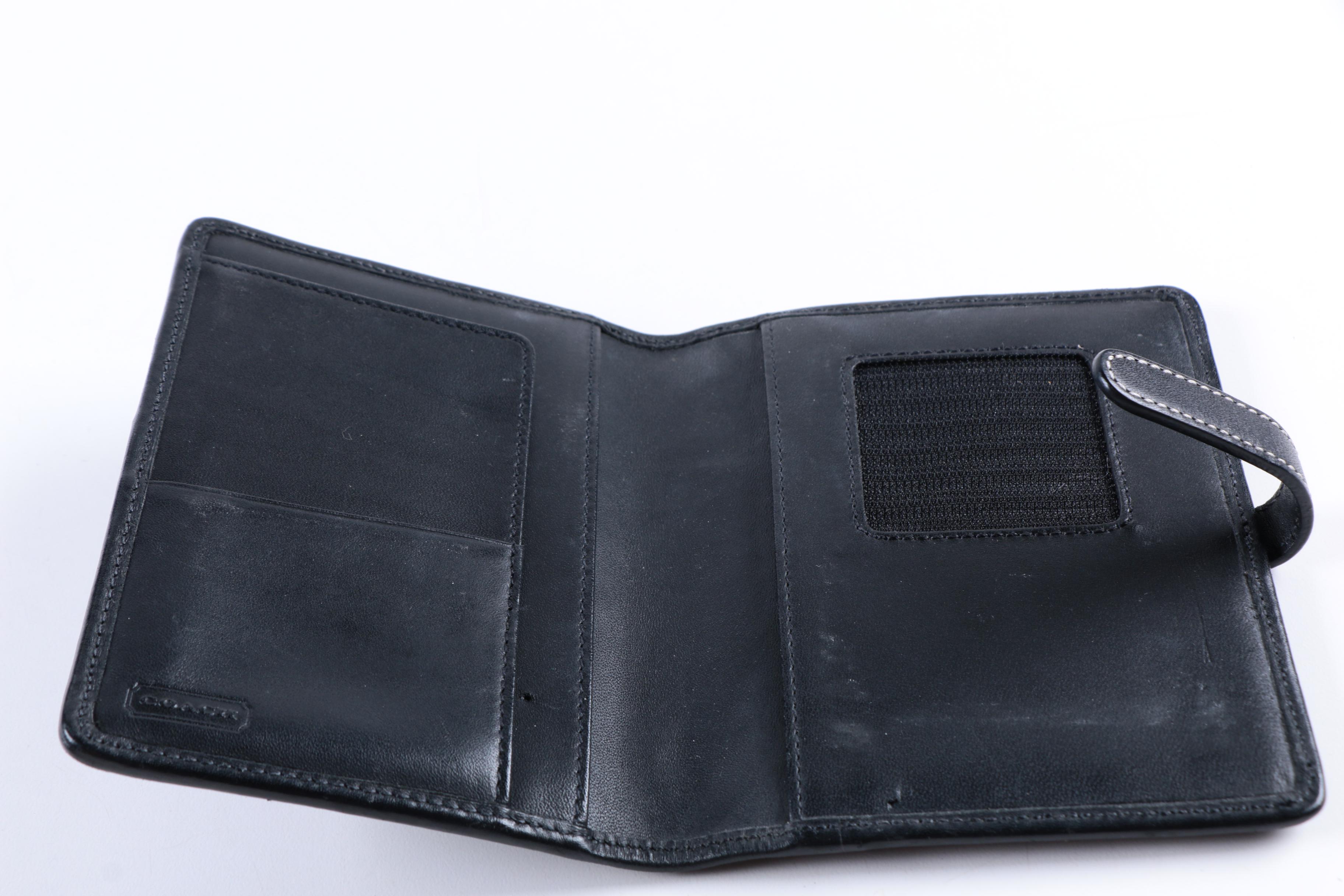 Vintage Coach Sunglasses Case and Coach Passport Holder