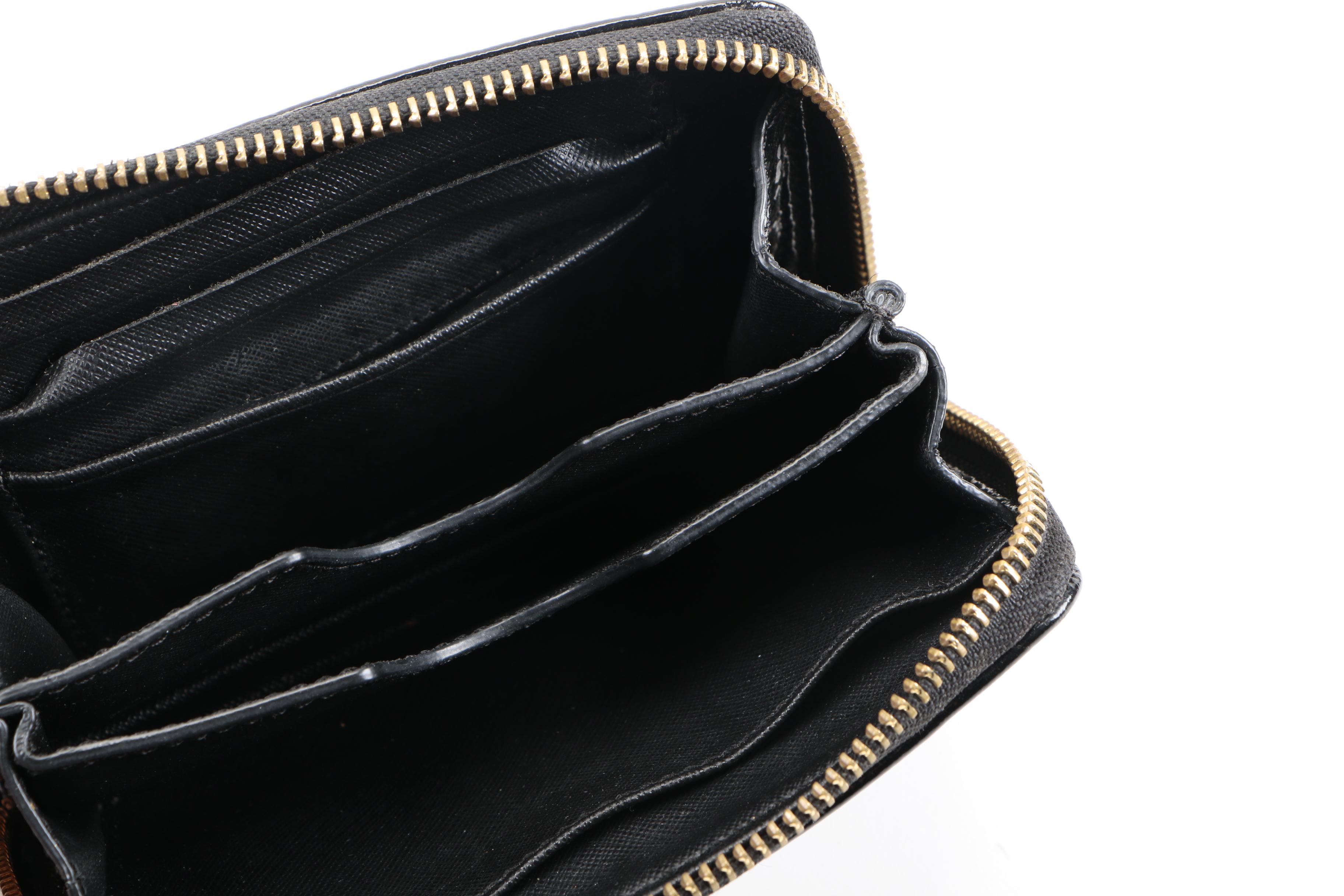 Michael Kors Patent Leather Wallet and Belt