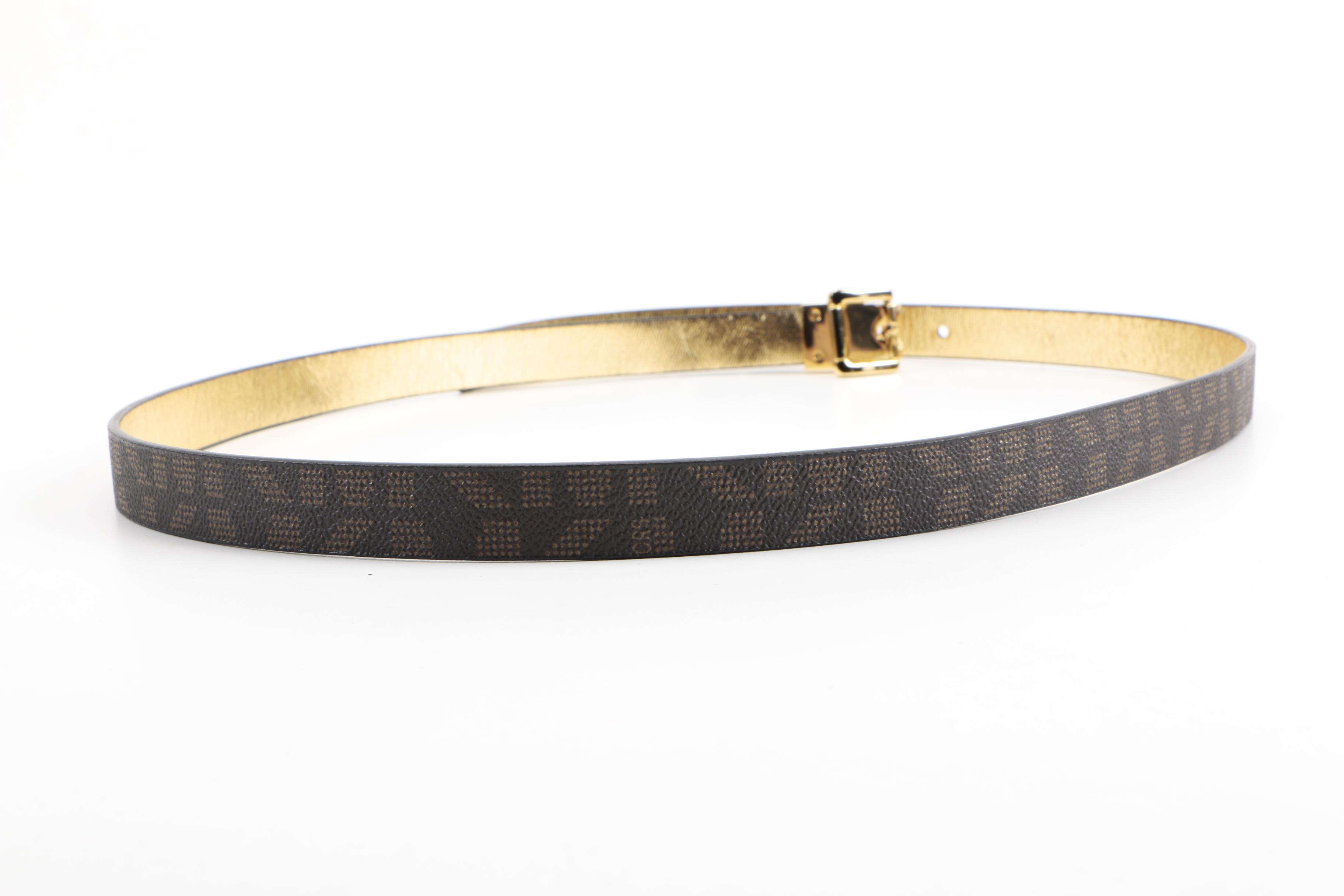 Michael Kors Patent Leather Wallet and Belt