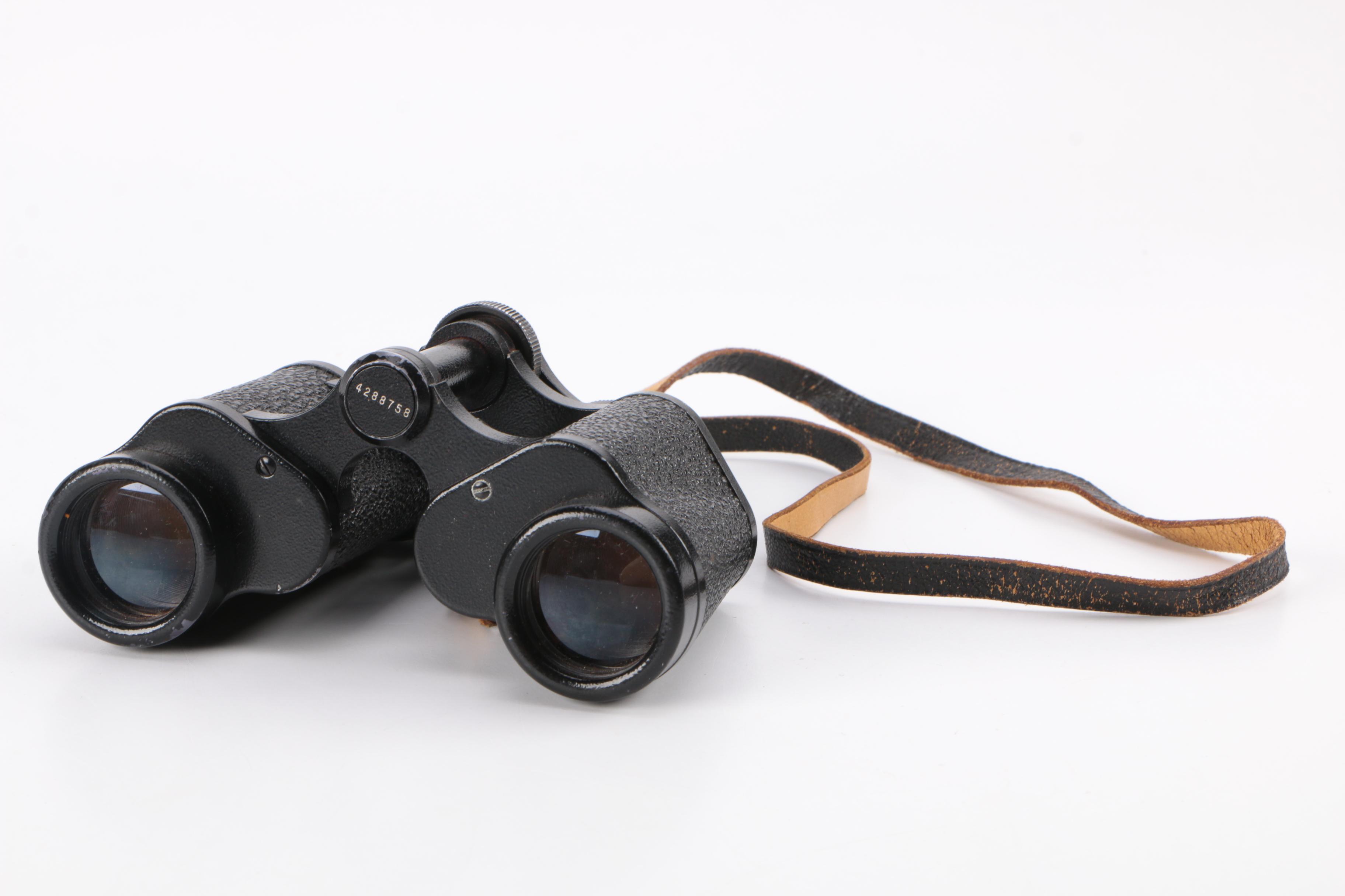 Vintage Carl Zeiss Jena Deltrintem 8x30 Binoculars