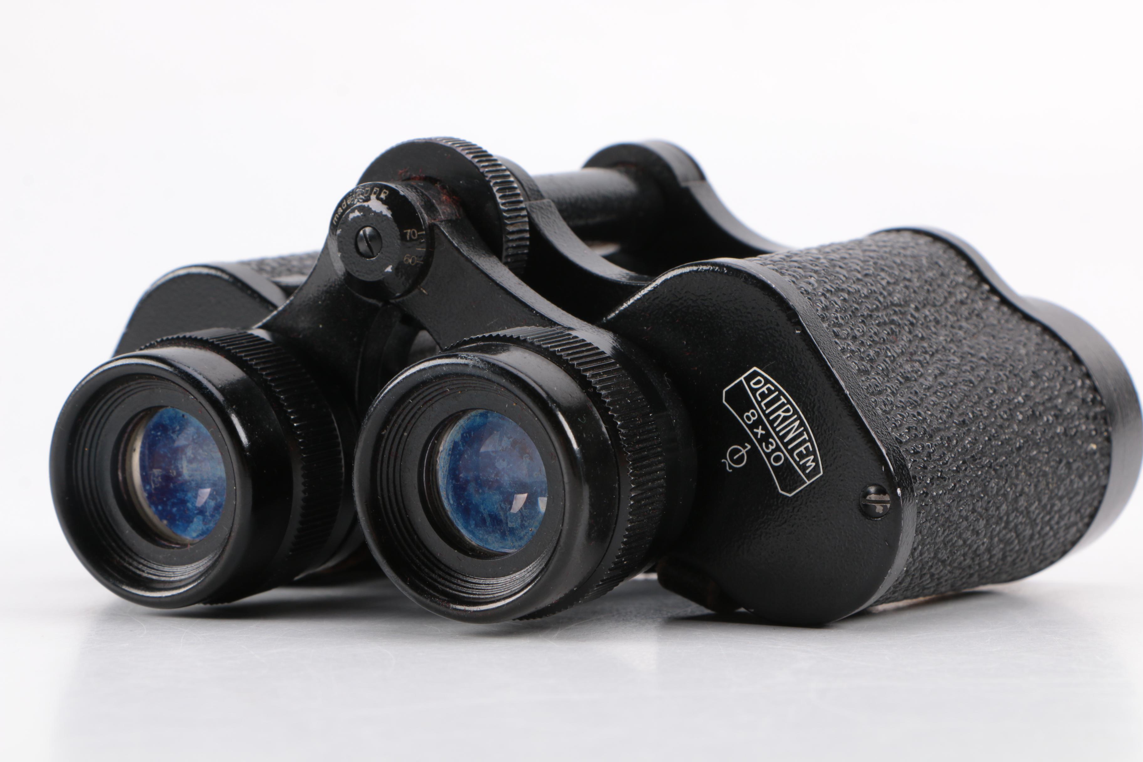 Vintage Carl Zeiss Jena Deltrintem 8x30 Binoculars