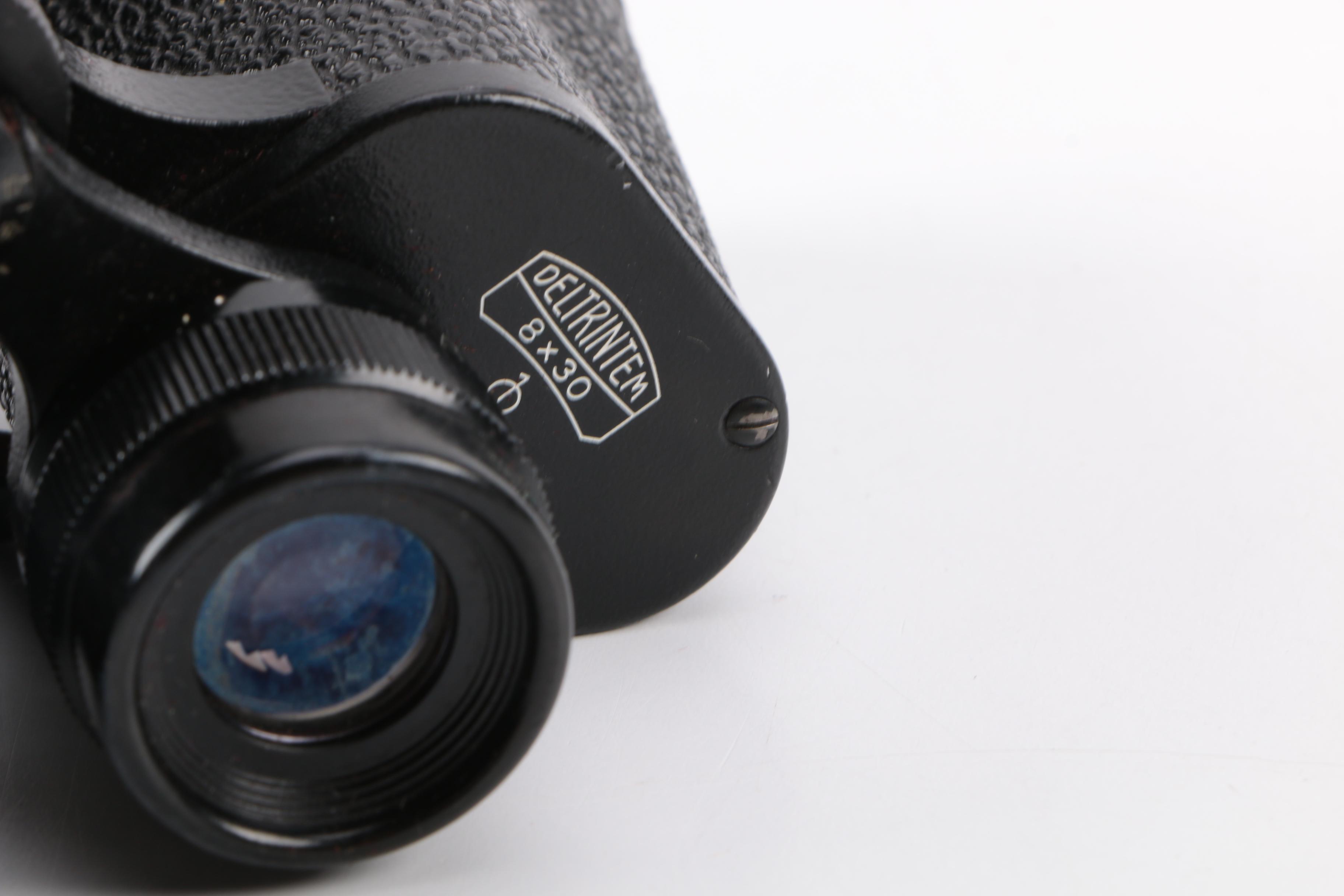 Vintage Carl Zeiss Jena Deltrintem 8x30 Binoculars