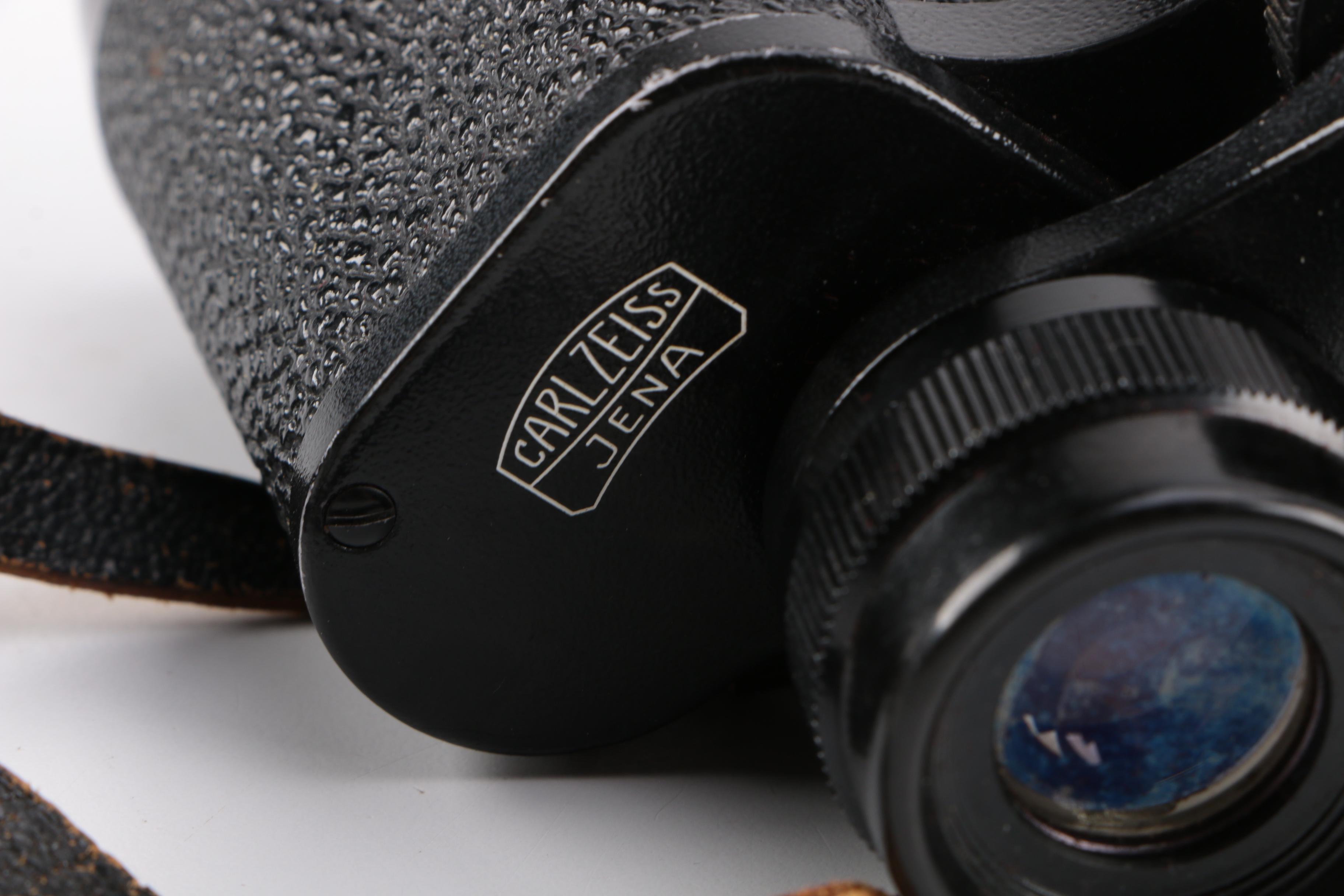 Vintage Carl Zeiss Jena Deltrintem 8x30 Binoculars