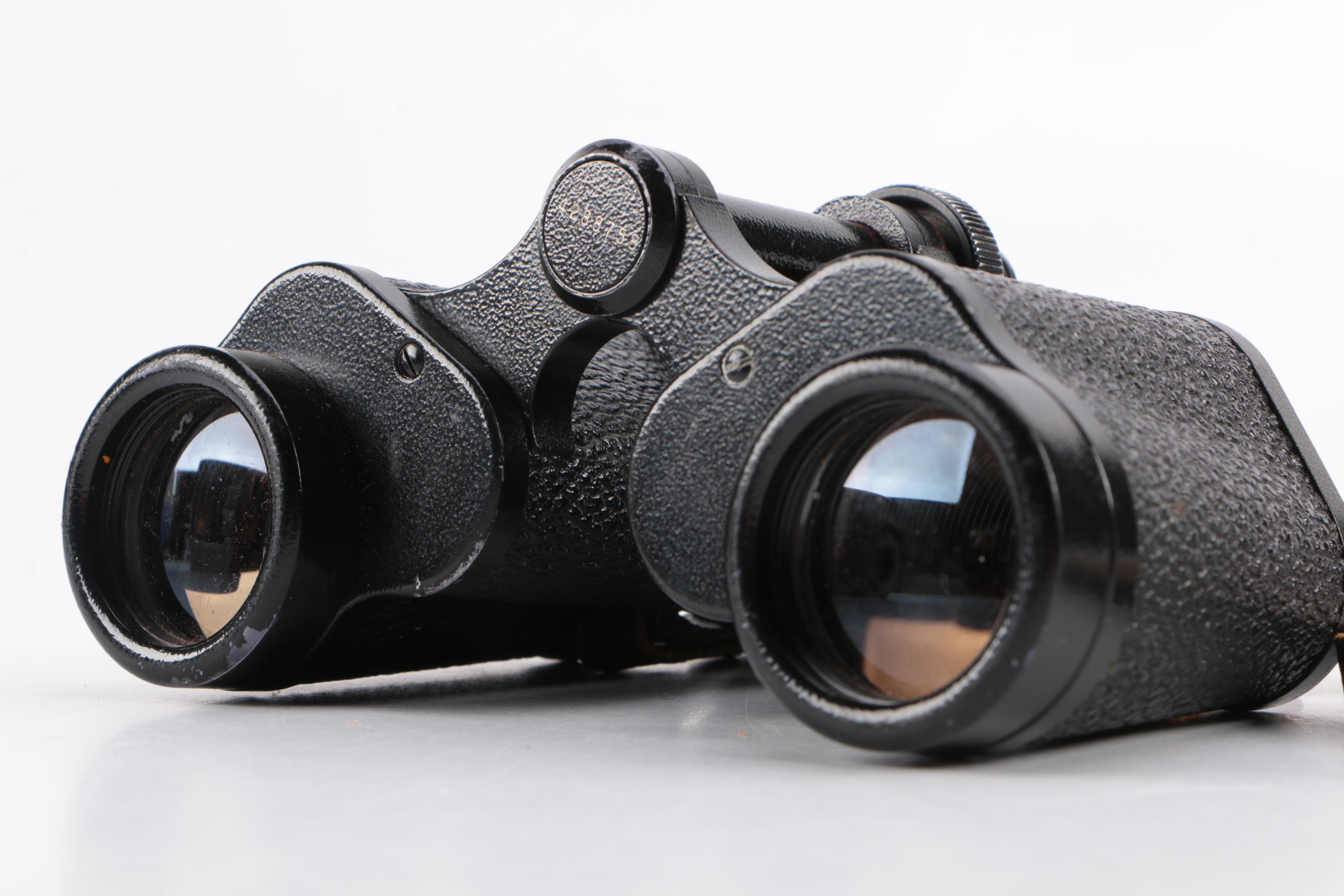 Vintage Carl Zeiss Jena Deltrintem 8x30 Binoculars