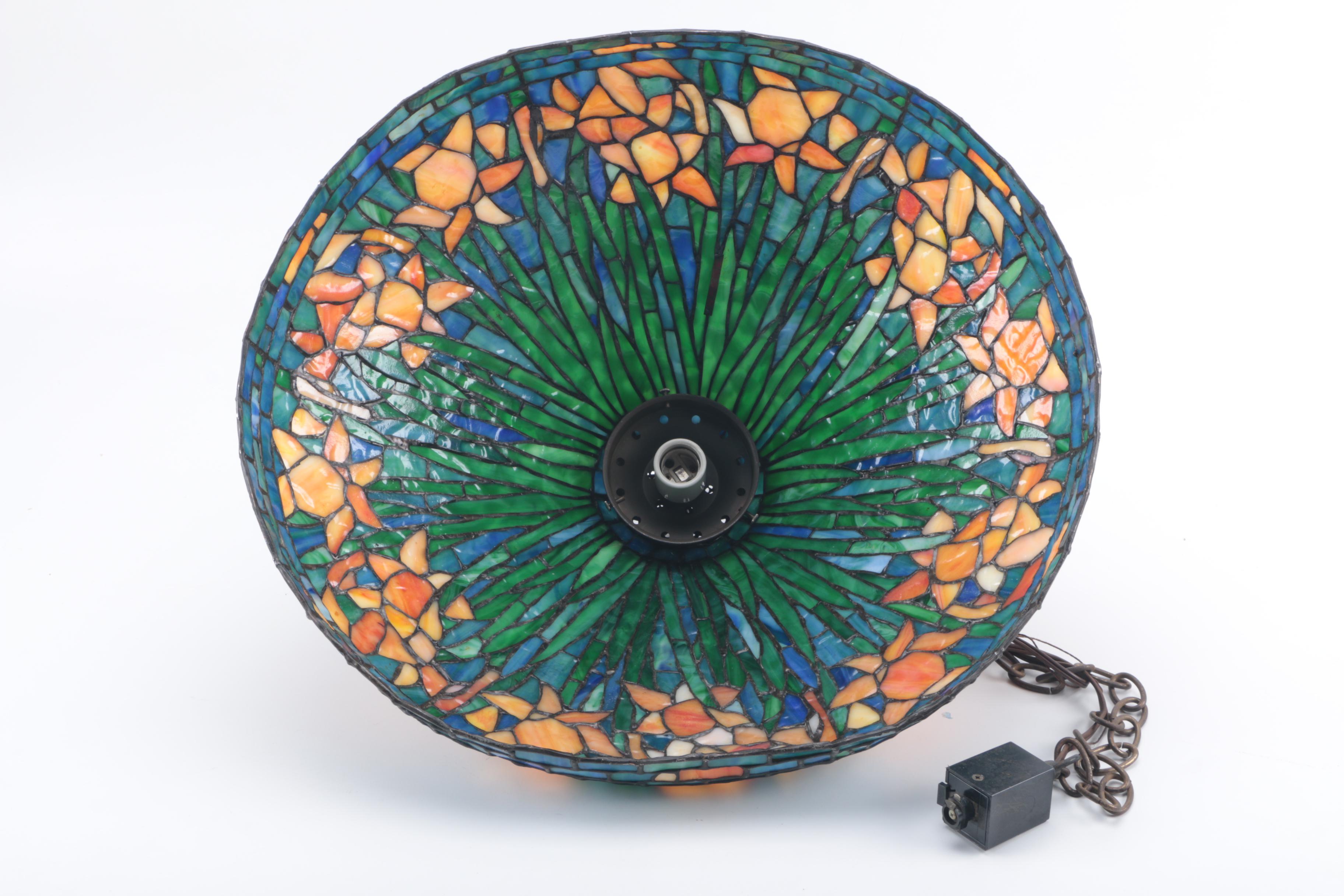 Tiffany Style Stained Glass Ceiling Light