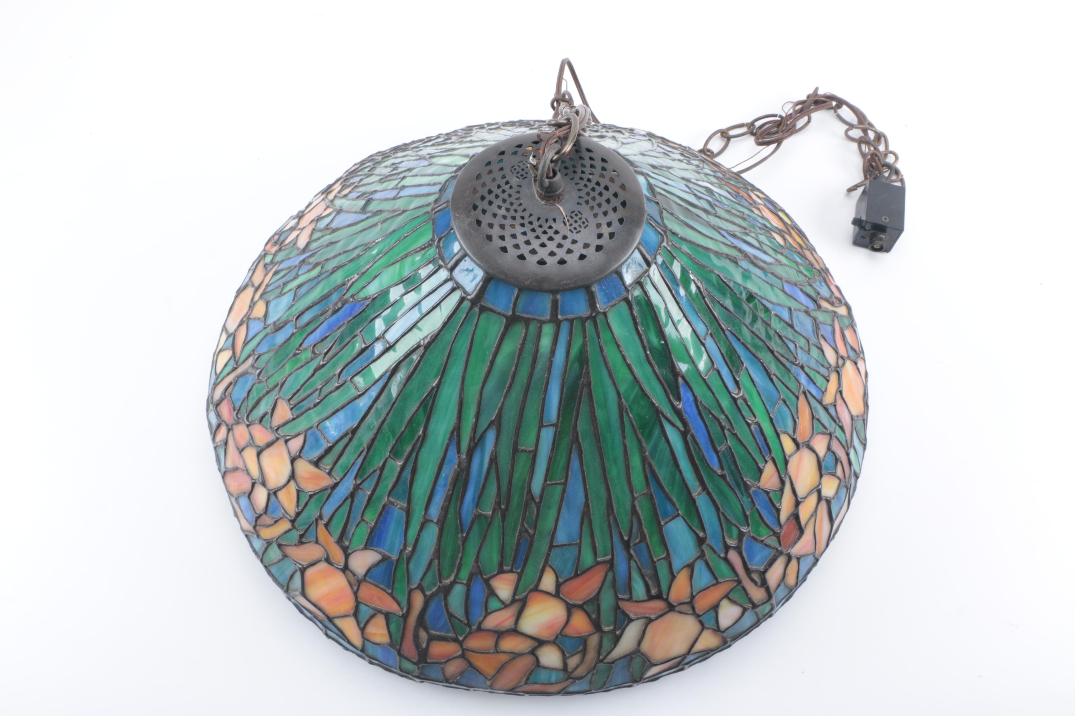 Tiffany Style Stained Glass Ceiling Light