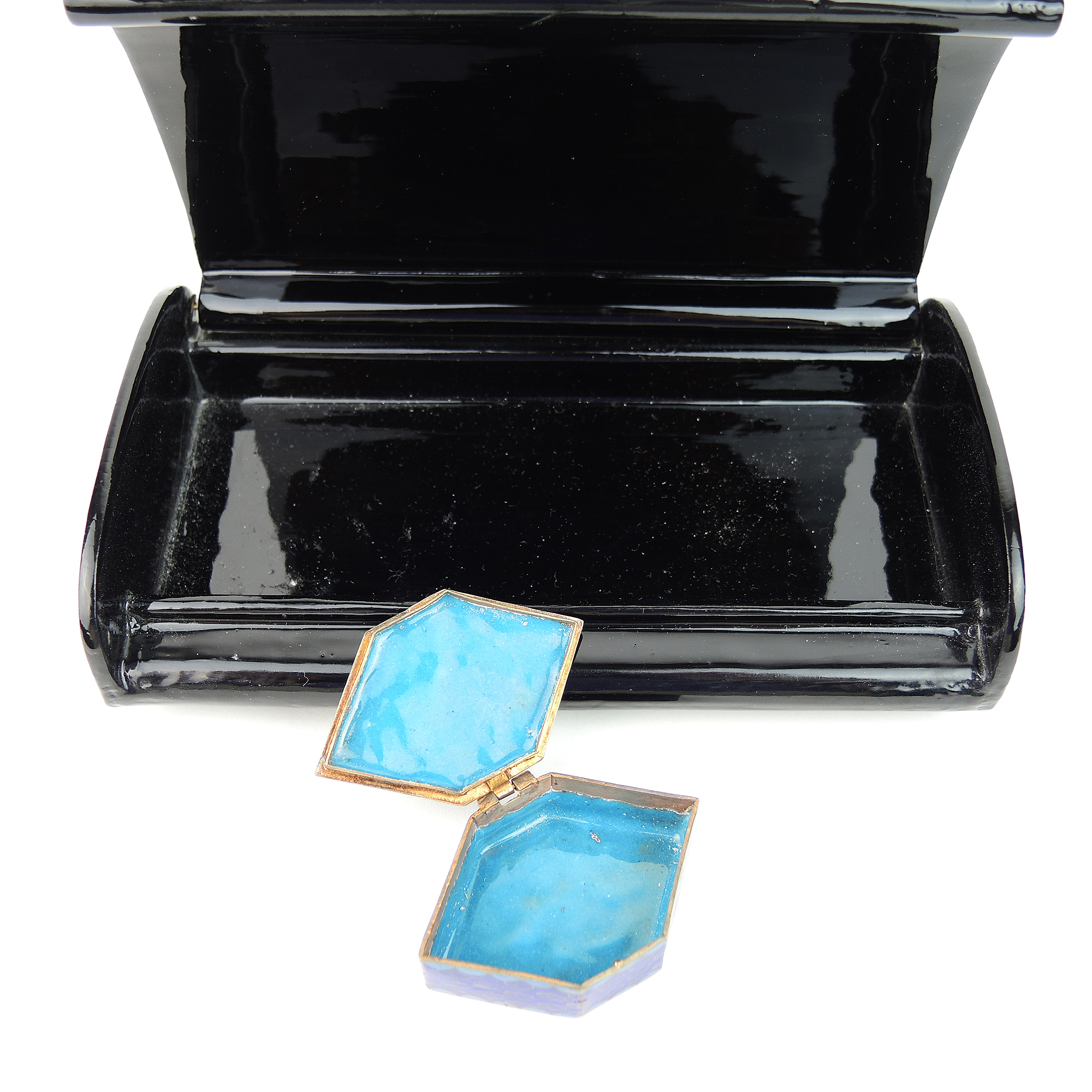 Cloisonne Miniature Trinket Box and Asian Jewelry Boxes