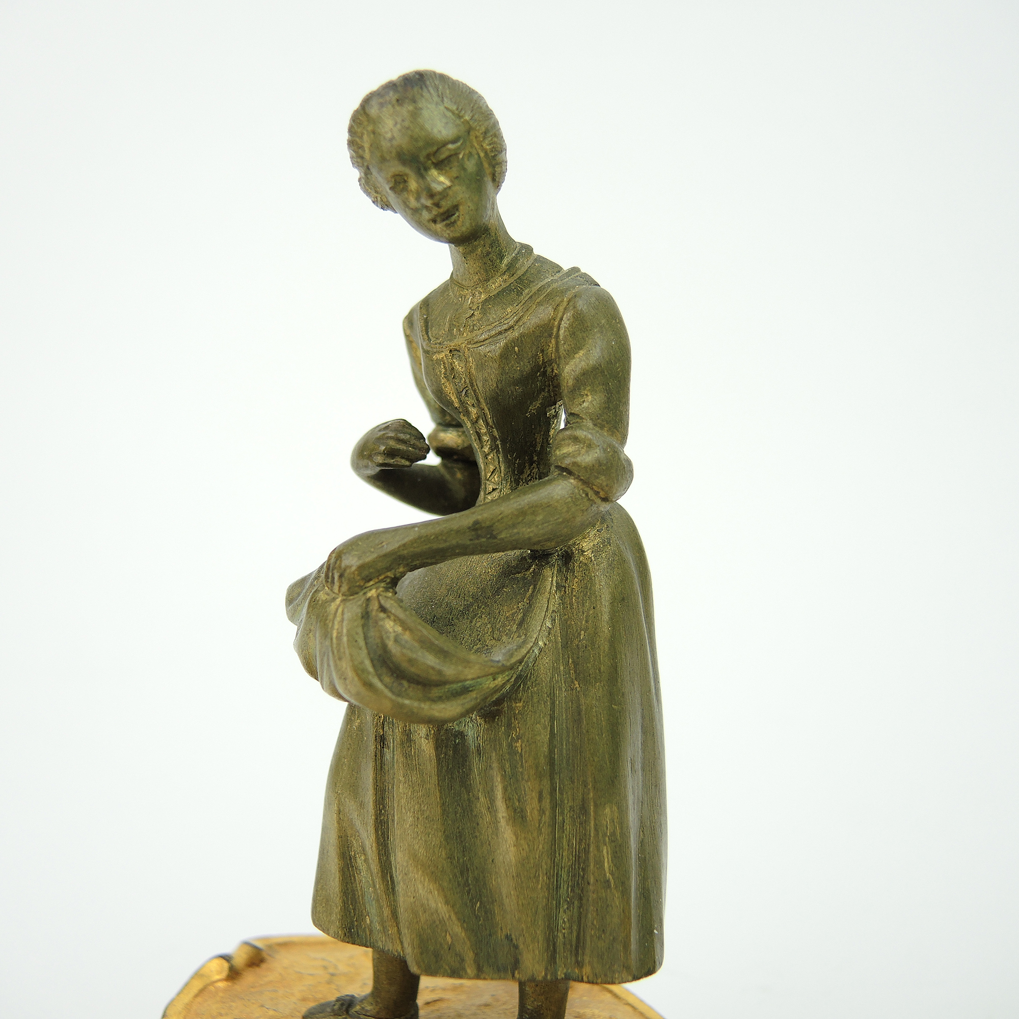 Colonial Brass Figurines and Victorian Bust Sculptures